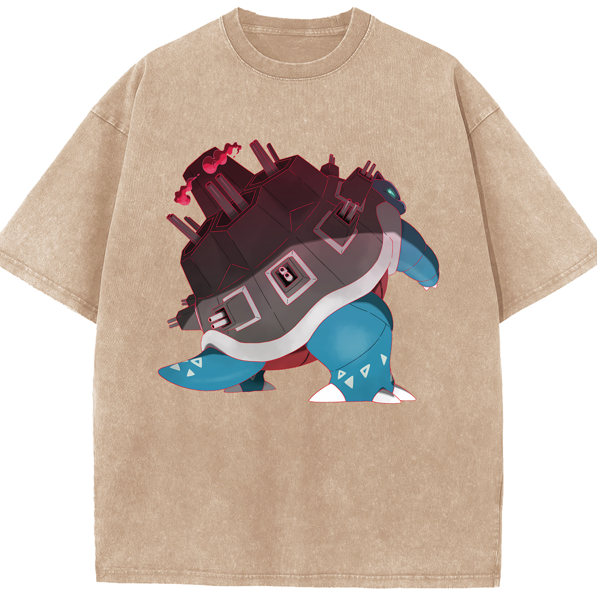 （画像用） ポケットモンスター Pokémon 綿100% ヴィンテージ風 半袖Tシャツ（フロントプリント）
