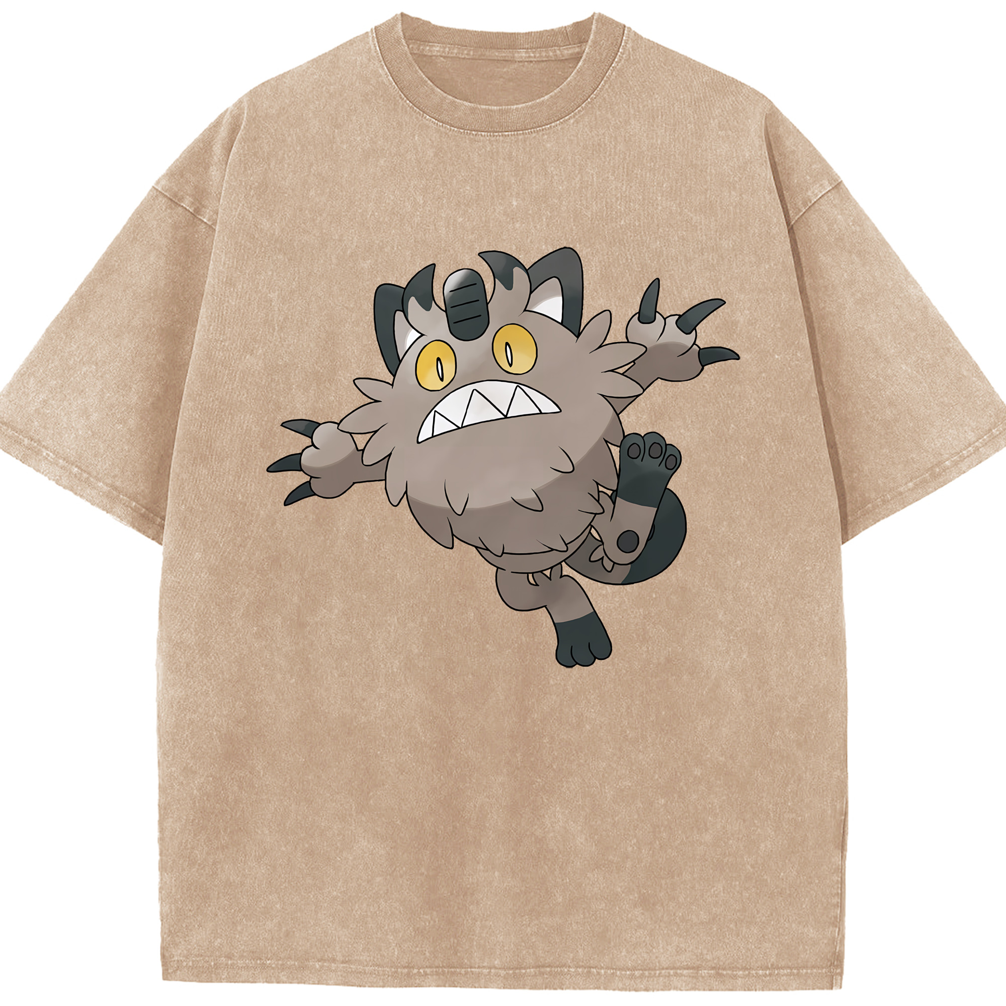 （画像用） ポケットモンスター Pokémon 綿100% ヴィンテージ風 半袖Tシャツ（フロントプリント）