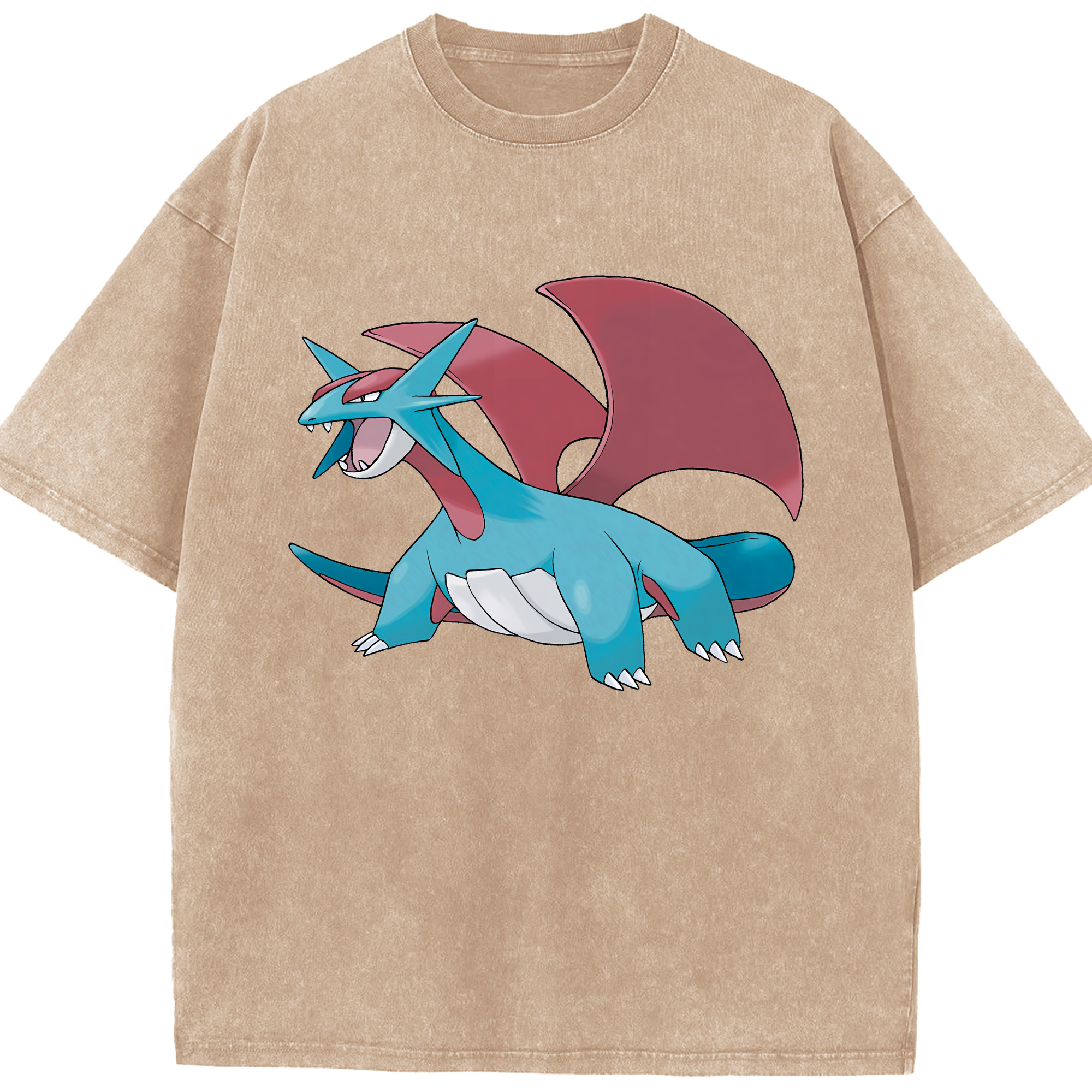 （画像用） ポケットモンスター Pokémon 綿100% ヴィンテージ風 半袖Tシャツ（フロントプリント）