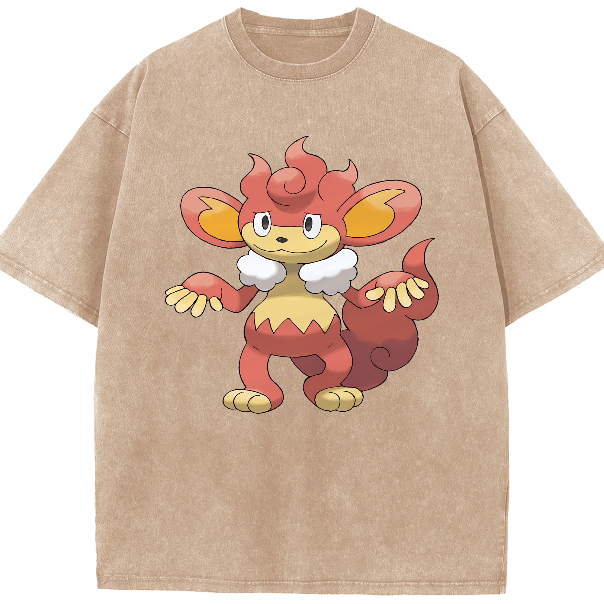 （画像用） ポケットモンスター Pokémon 綿100% ヴィンテージ風 半袖Tシャツ（フロントプリント）