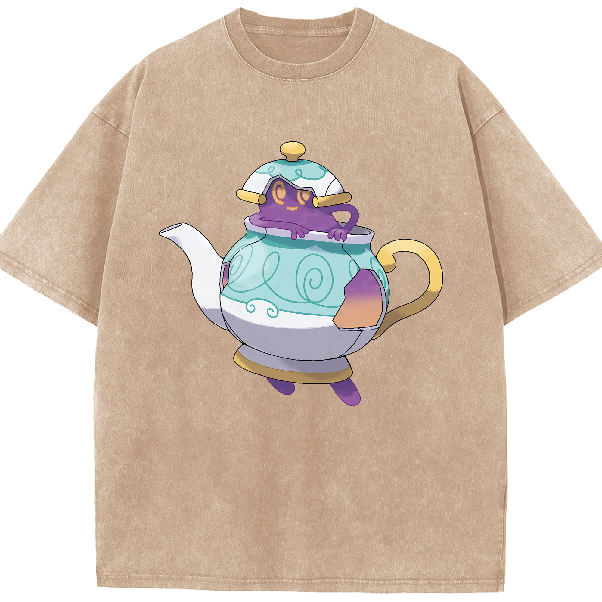 （画像用） ポケットモンスター Pokémon 綿100% ヴィンテージ風 半袖Tシャツ（フロントプリント）