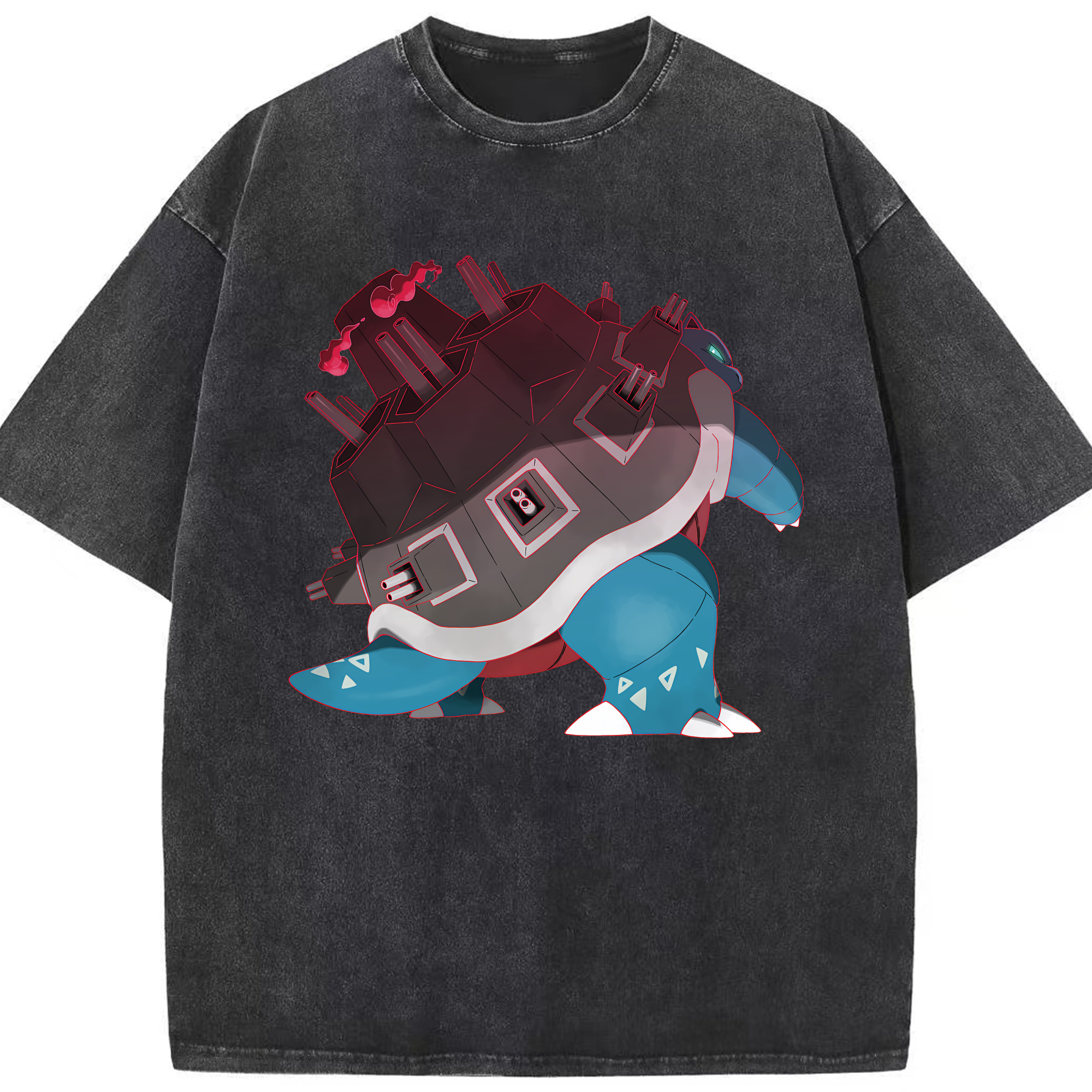 （画像用） ポケットモンスター Pokémon 綿100% ヴィンテージ風 半袖Tシャツ（フロントプリント）