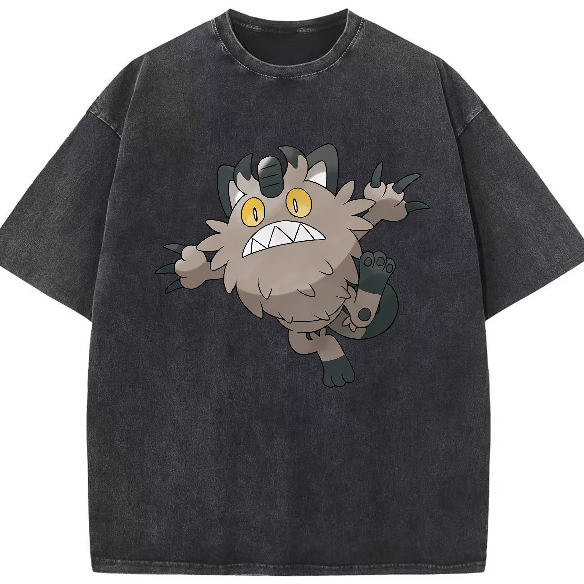 （画像用） ポケットモンスター Pokémon 綿100% ヴィンテージ風 半袖Tシャツ（フロントプリント）