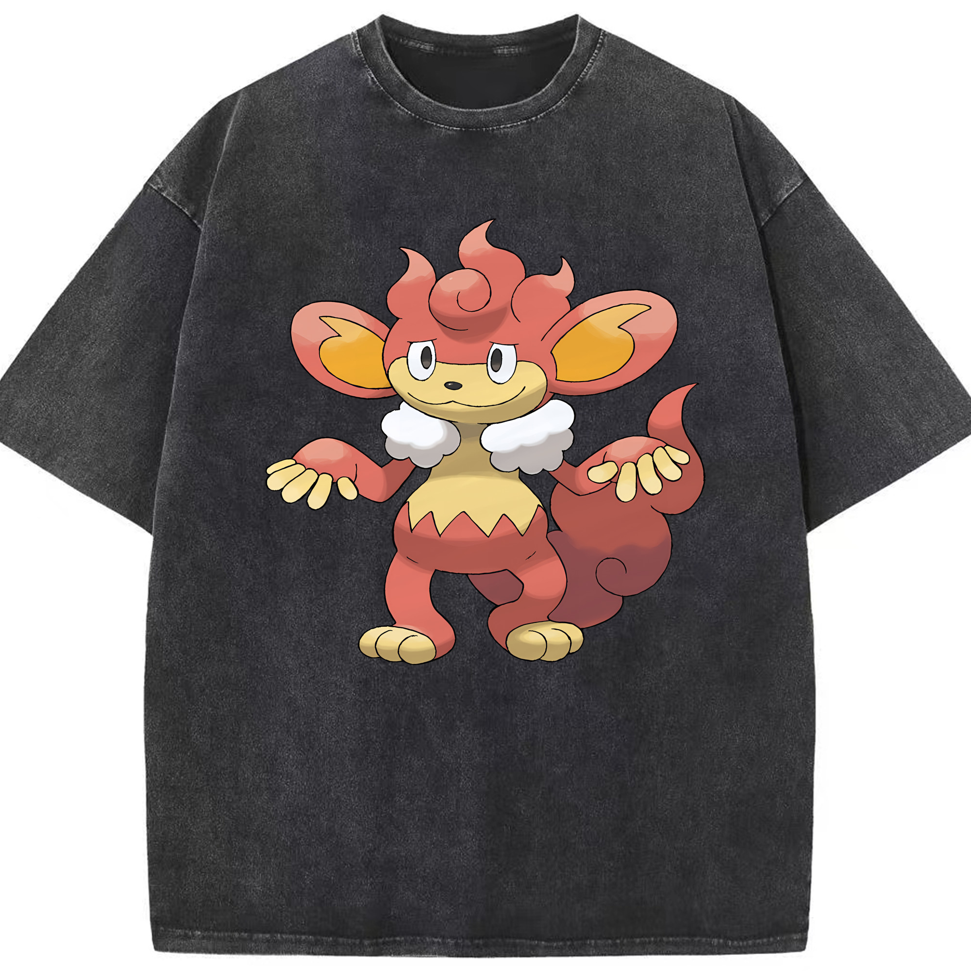 （画像用） ポケットモンスター Pokémon 綿100% ヴィンテージ風 半袖Tシャツ（フロントプリント）