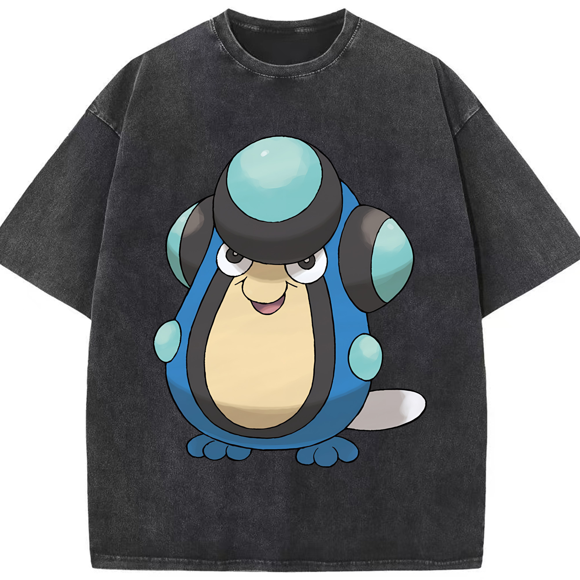 （画像用） ポケットモンスター Pokémon 綿100% ヴィンテージ風 半袖Tシャツ（フロントプリント）