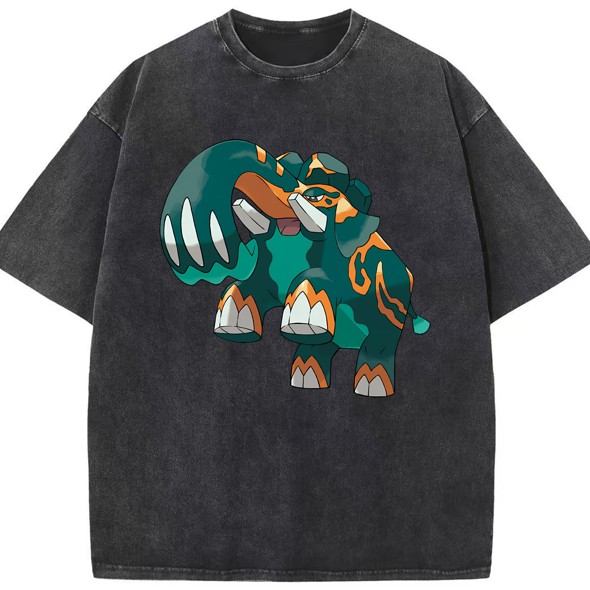 （画像用） ポケットモンスター Pokémon 綿100% ヴィンテージ風 半袖Tシャツ（フロントプリント）