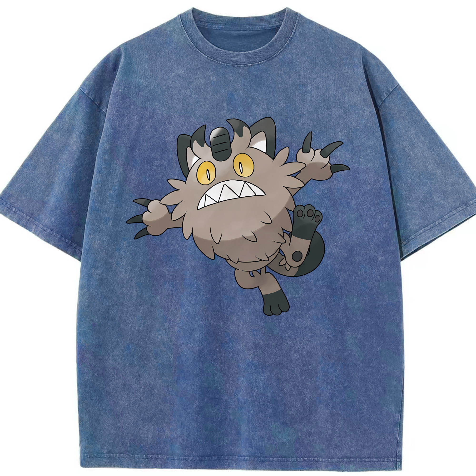 （画像用） ポケットモンスター Pokémon 綿100% ヴィンテージ風 半袖Tシャツ（フロントプリント）