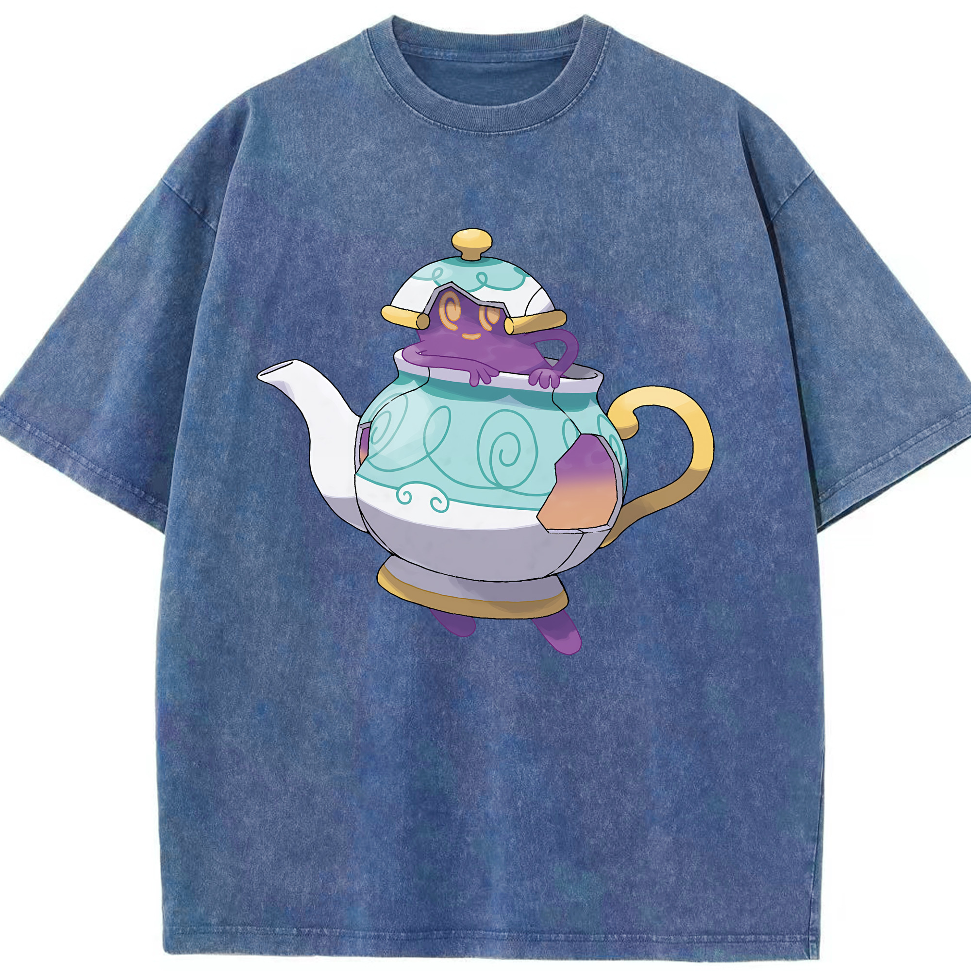 （画像用） ポケットモンスター Pokémon 綿100% ヴィンテージ風 半袖Tシャツ（フロントプリント）