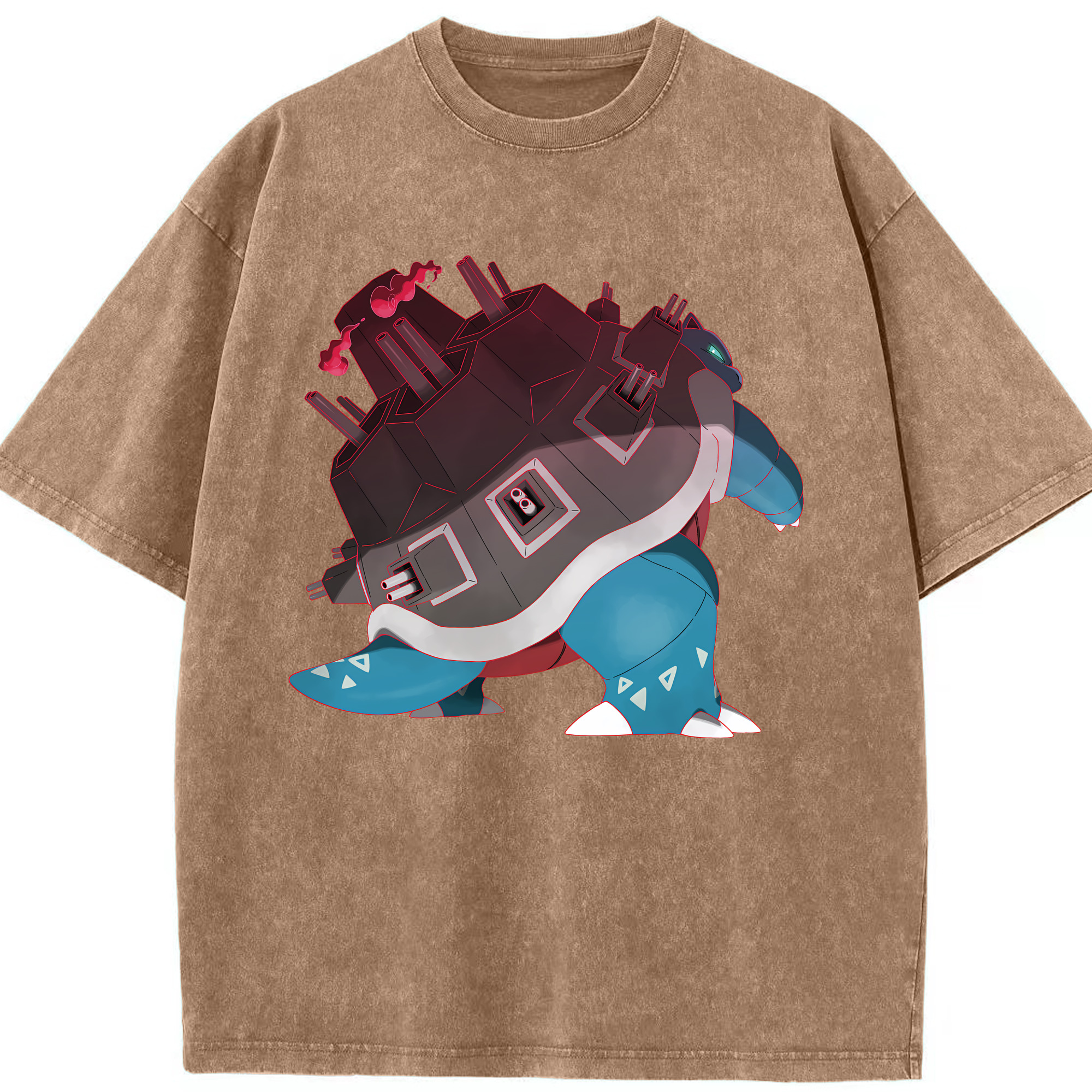 （画像用） ポケットモンスター Pokémon 綿100% ヴィンテージ風 半袖Tシャツ（フロントプリント）