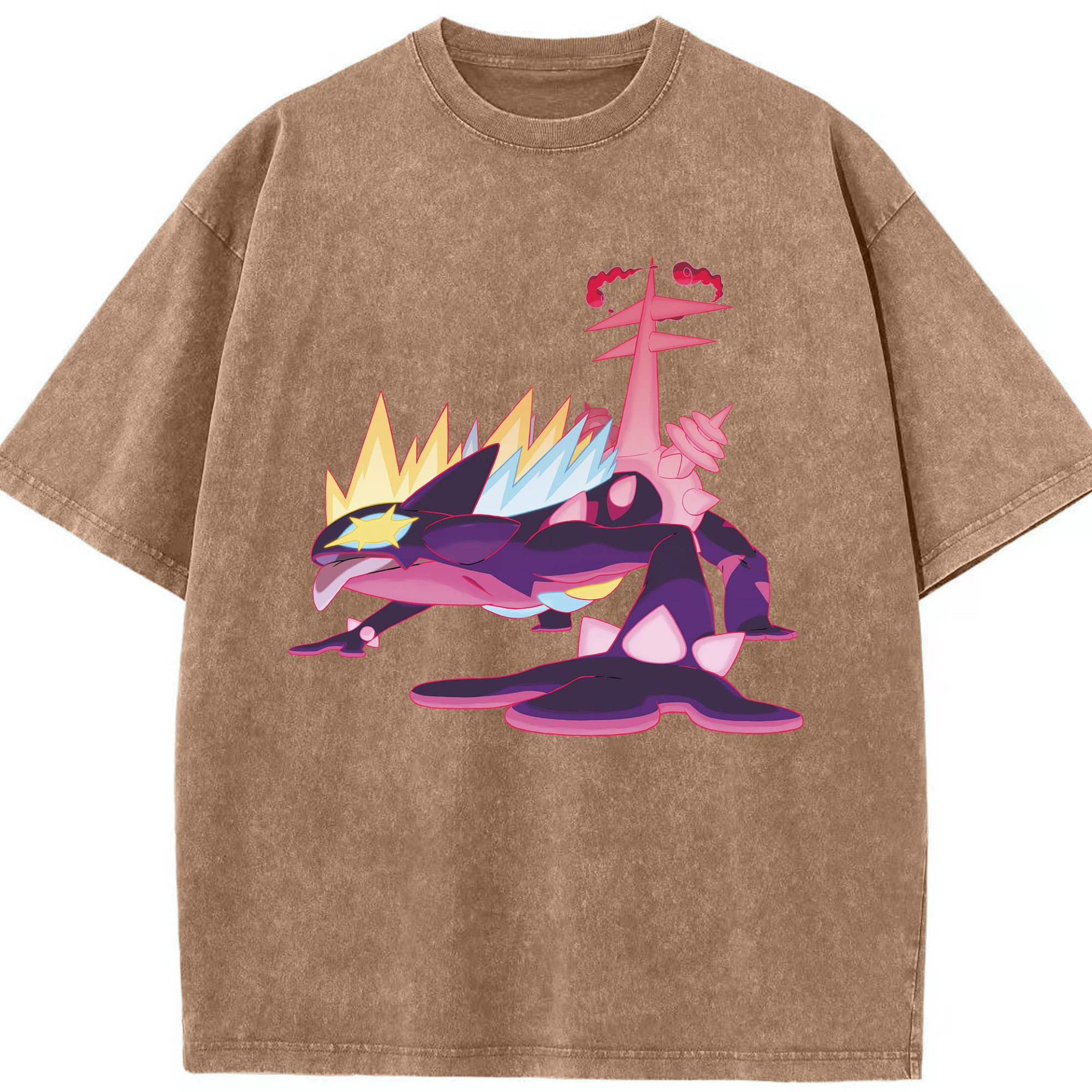 （画像用） ポケットモンスター Pokémon 綿100% ヴィンテージ風 半袖Tシャツ（フロントプリント）