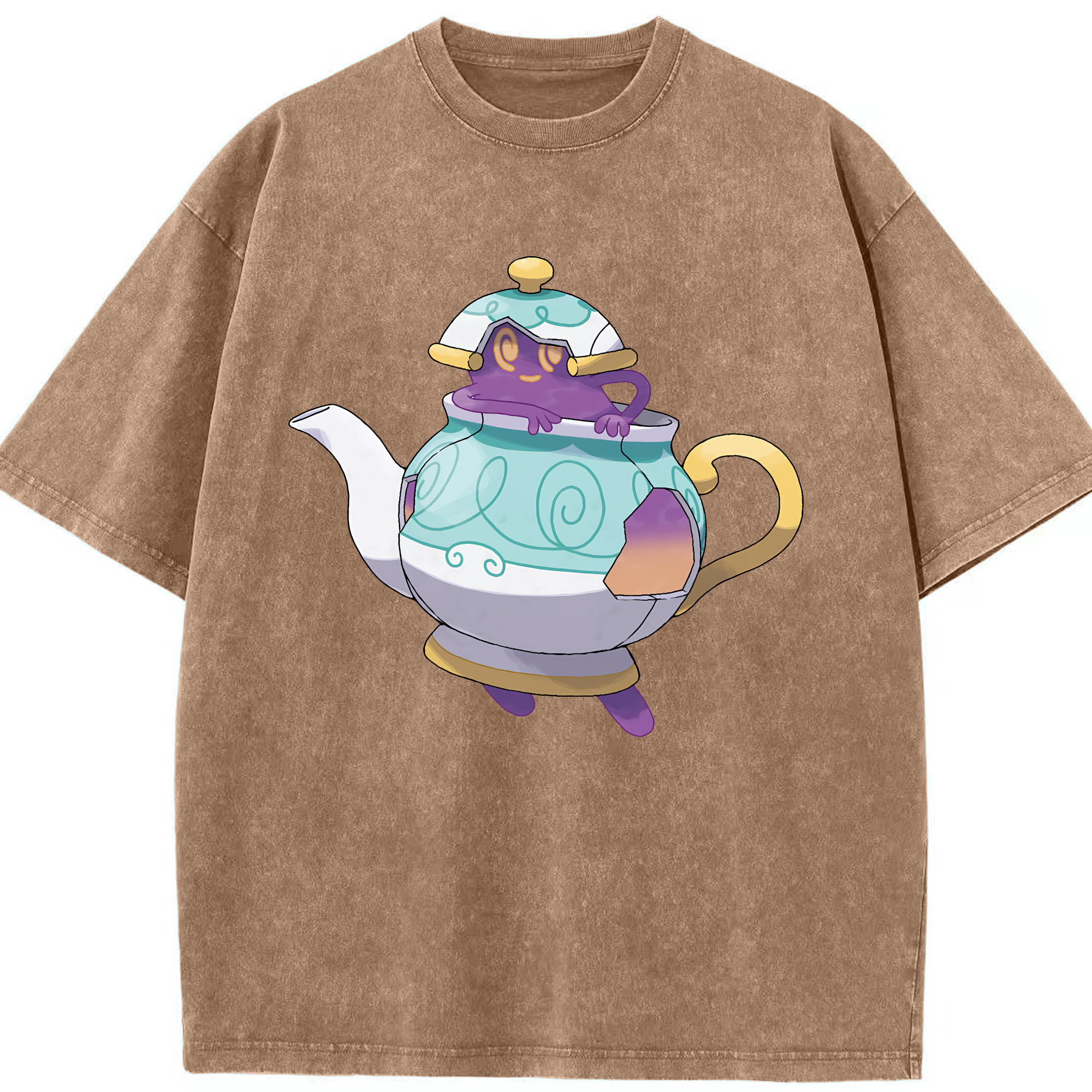 （画像用） ポケットモンスター Pokémon 綿100% ヴィンテージ風 半袖Tシャツ（フロントプリント）