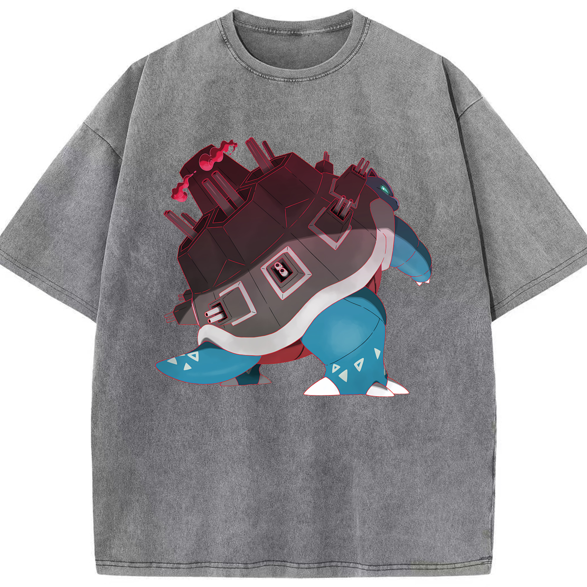 （画像用） ポケットモンスター Pokémon 綿100% ヴィンテージ風 半袖Tシャツ（フロントプリント）