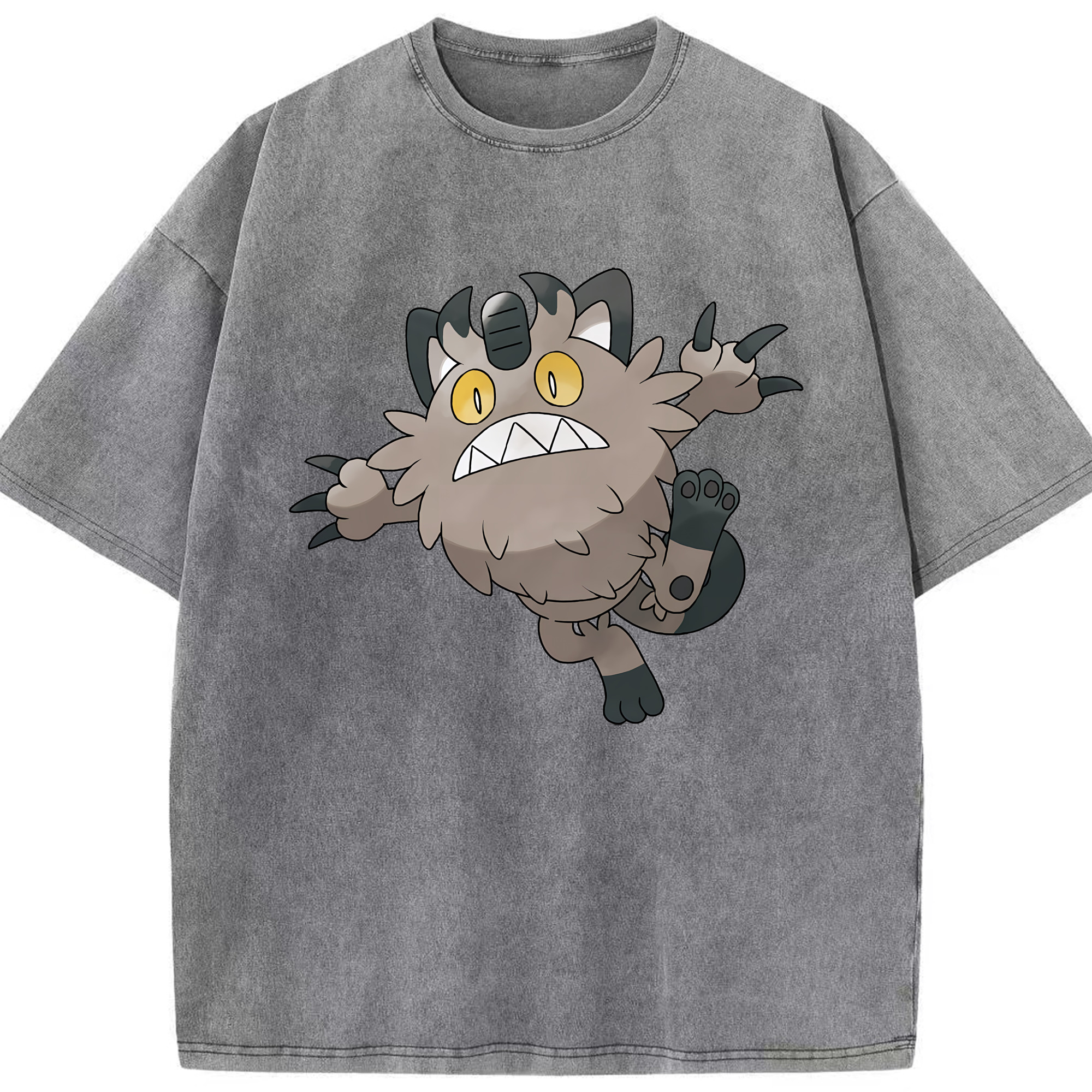 （画像用） ポケットモンスター Pokémon 綿100% ヴィンテージ風 半袖Tシャツ（フロントプリント）