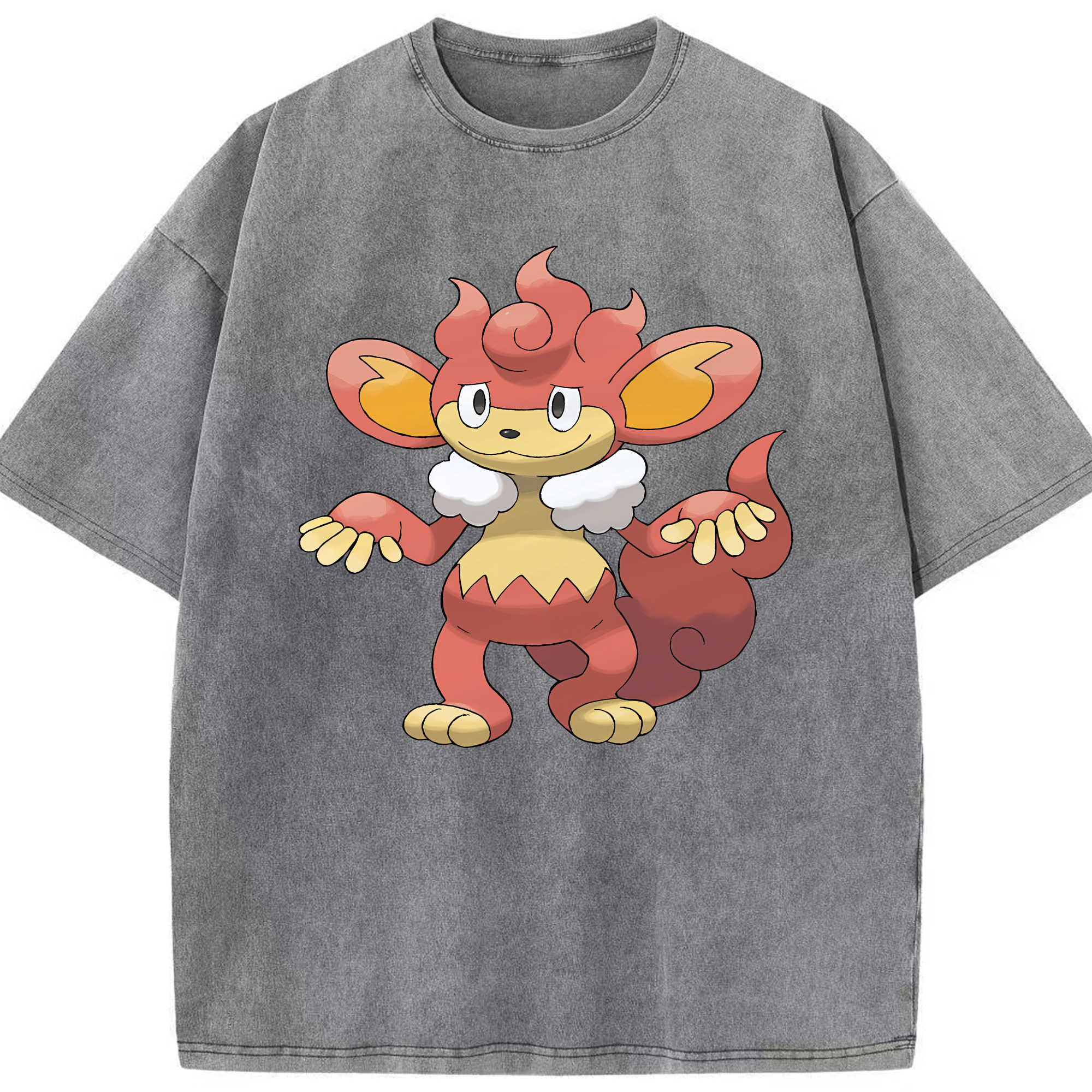 （画像用） ポケットモンスター Pokémon 綿100% ヴィンテージ風 半袖Tシャツ（フロントプリント）
