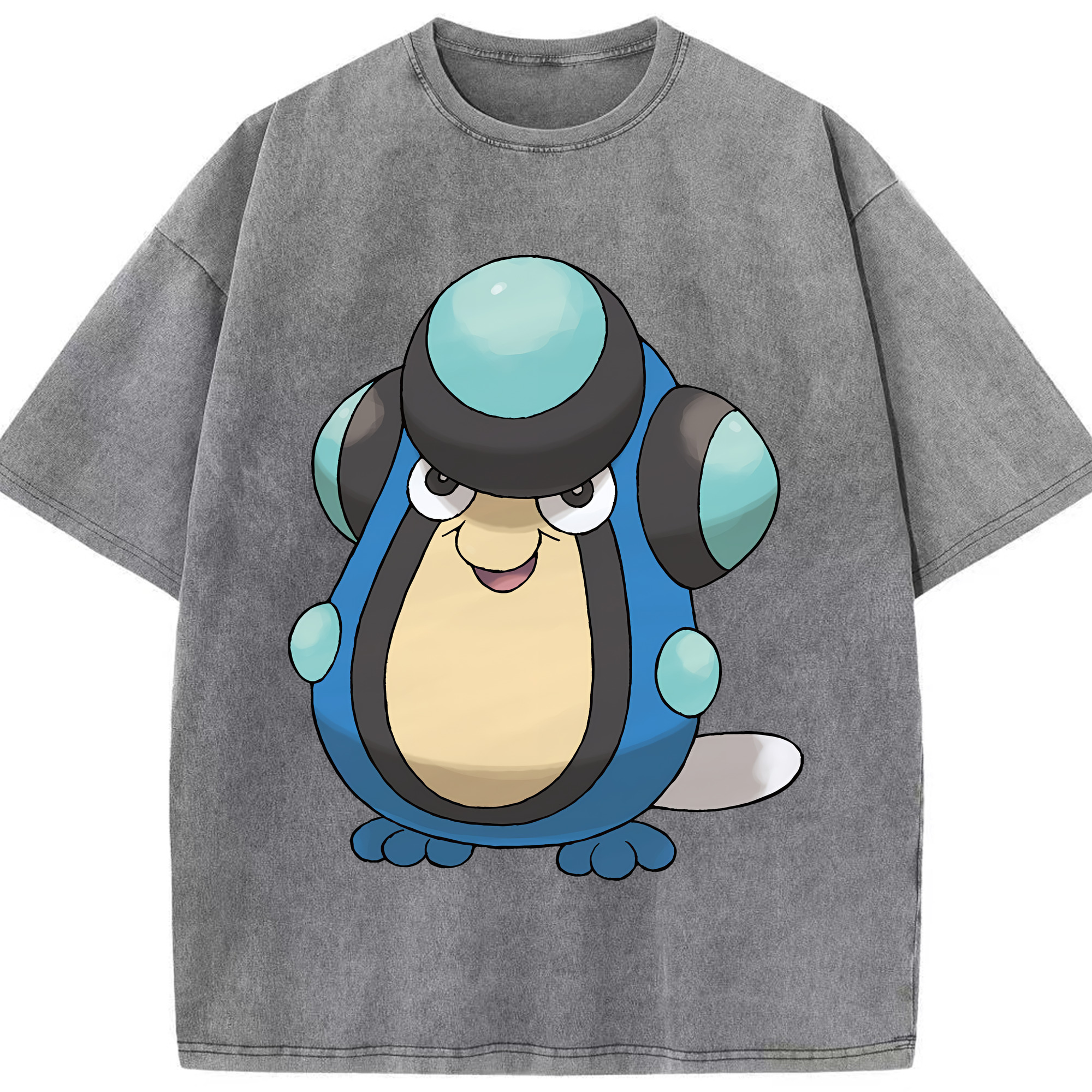 （画像用） ポケットモンスター Pokémon 綿100% ヴィンテージ風 半袖Tシャツ（フロントプリント）