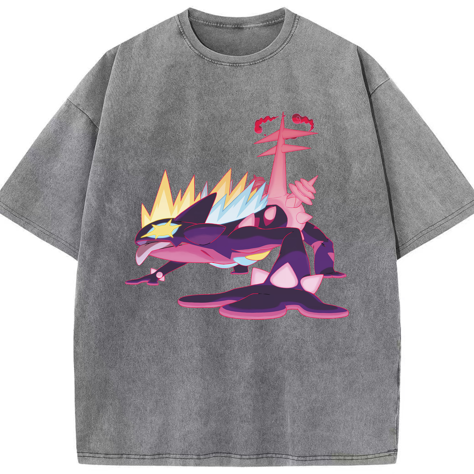 （画像用） ポケットモンスター Pokémon 綿100% ヴィンテージ風 半袖Tシャツ（フロントプリント）