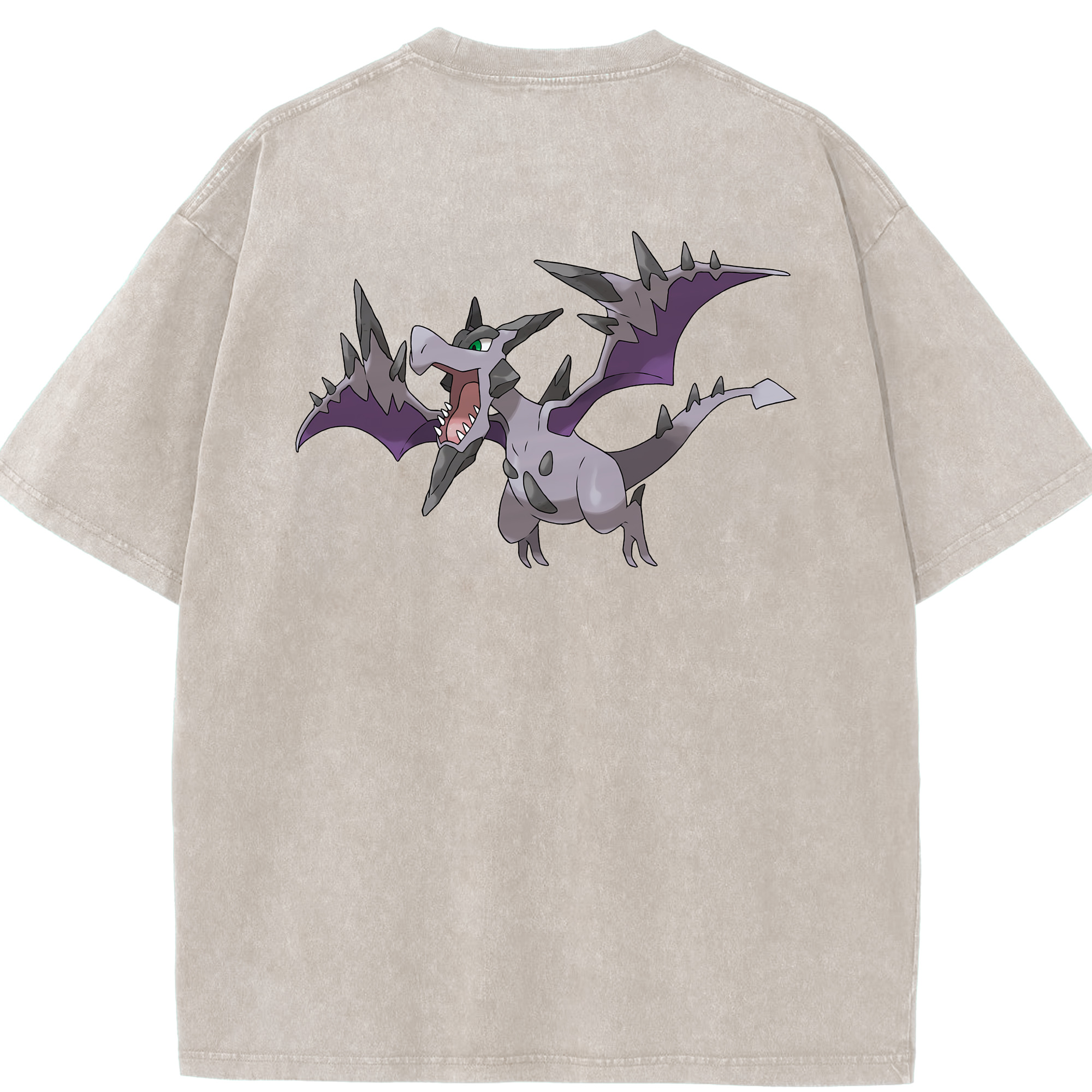 （画像用） ポケットモンスター Pokémon 綿100% ヴィンテージ風 半袖Tシャツ（背面プリント）