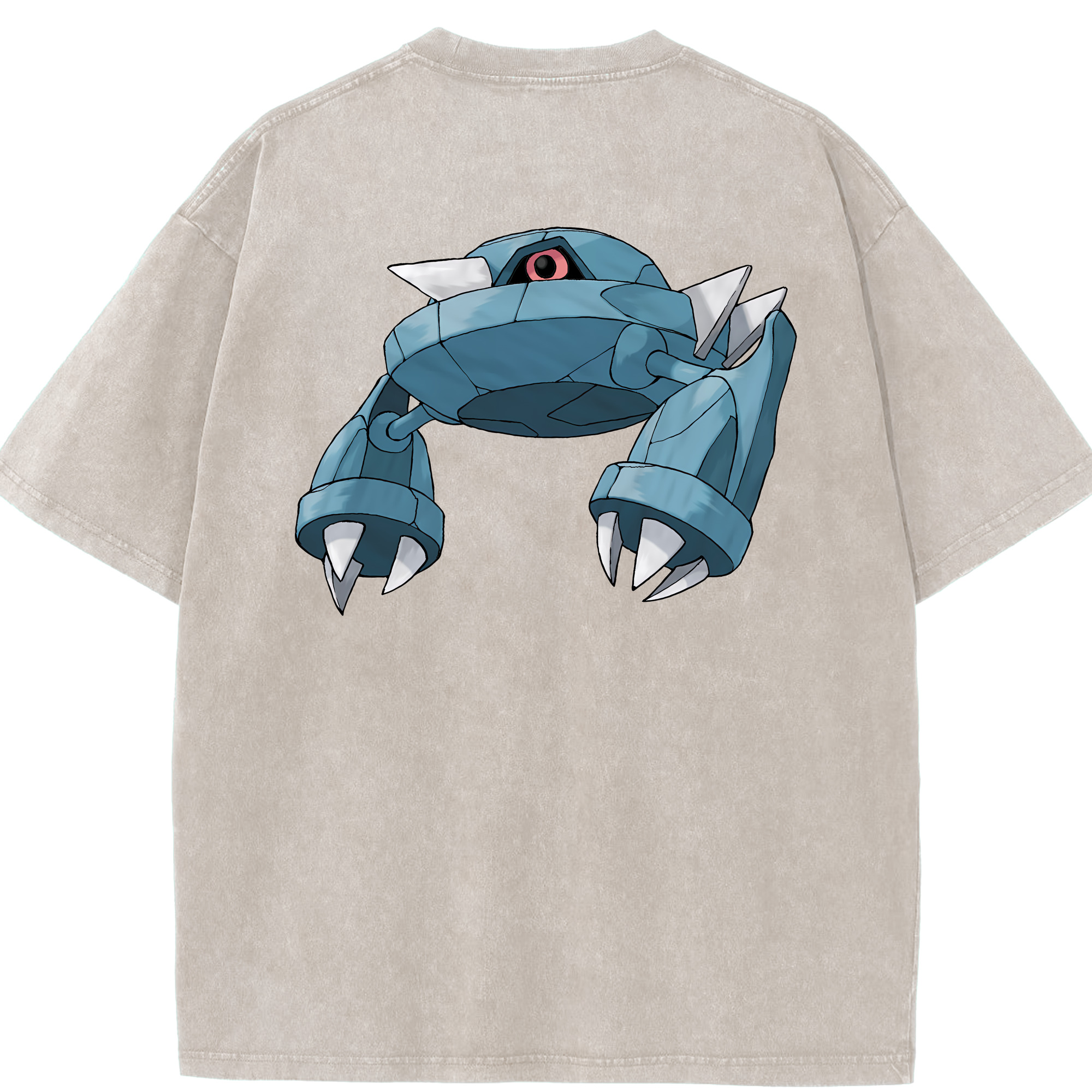 （画像用） ポケットモンスター Pokémon 綿100% ヴィンテージ風 半袖Tシャツ（背面プリント）