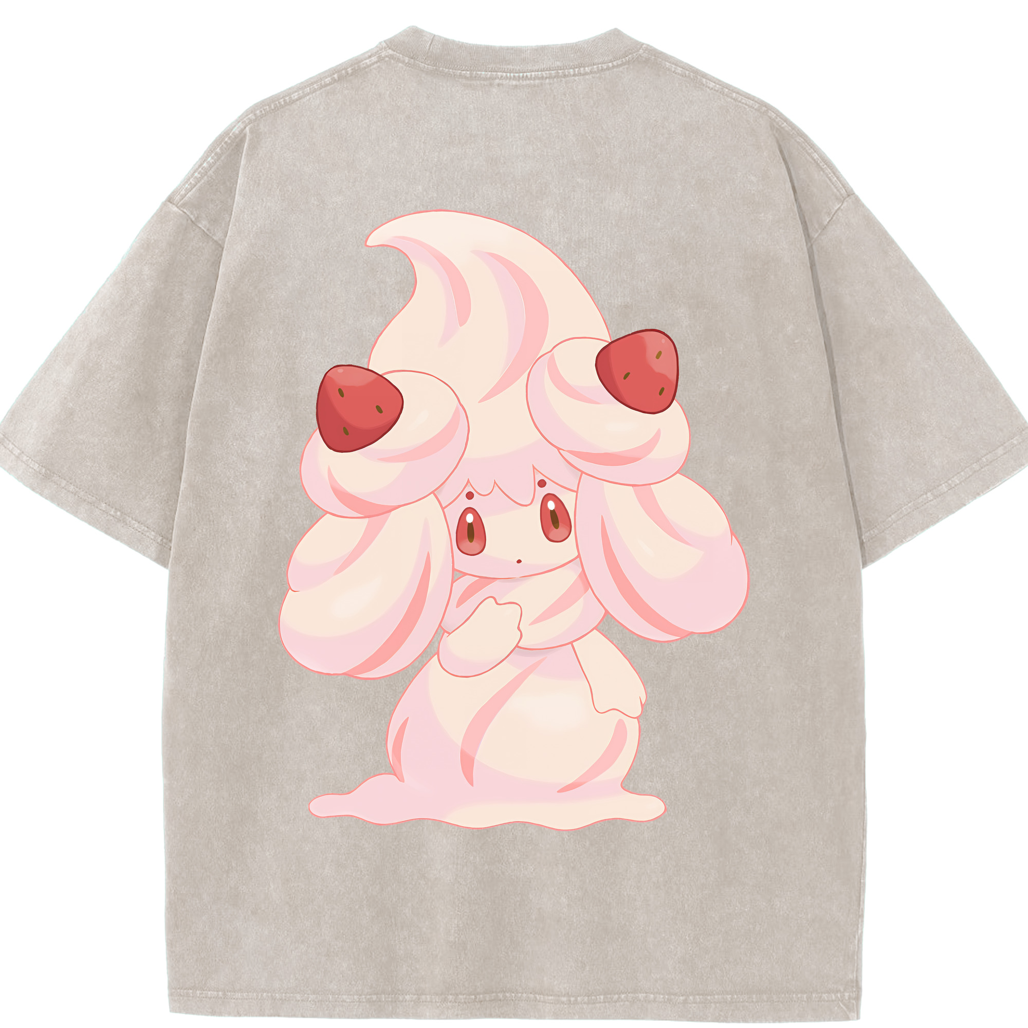 （画像用） ポケットモンスター Pokémon 綿100% ヴィンテージ風 半袖Tシャツ（背面プリント）