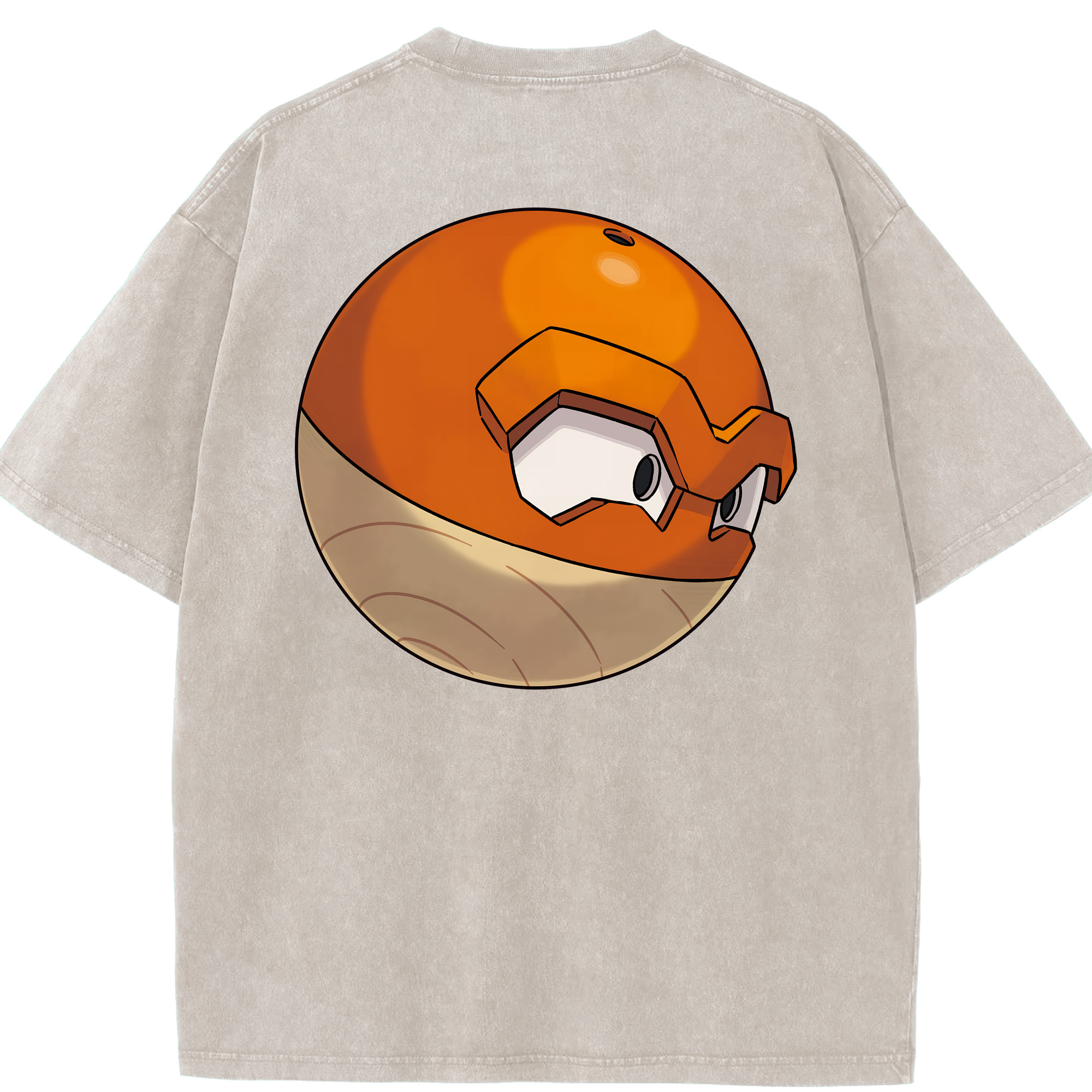 （画像用） ポケットモンスター Pokémon 綿100% ヴィンテージ風 半袖Tシャツ（背面プリント）