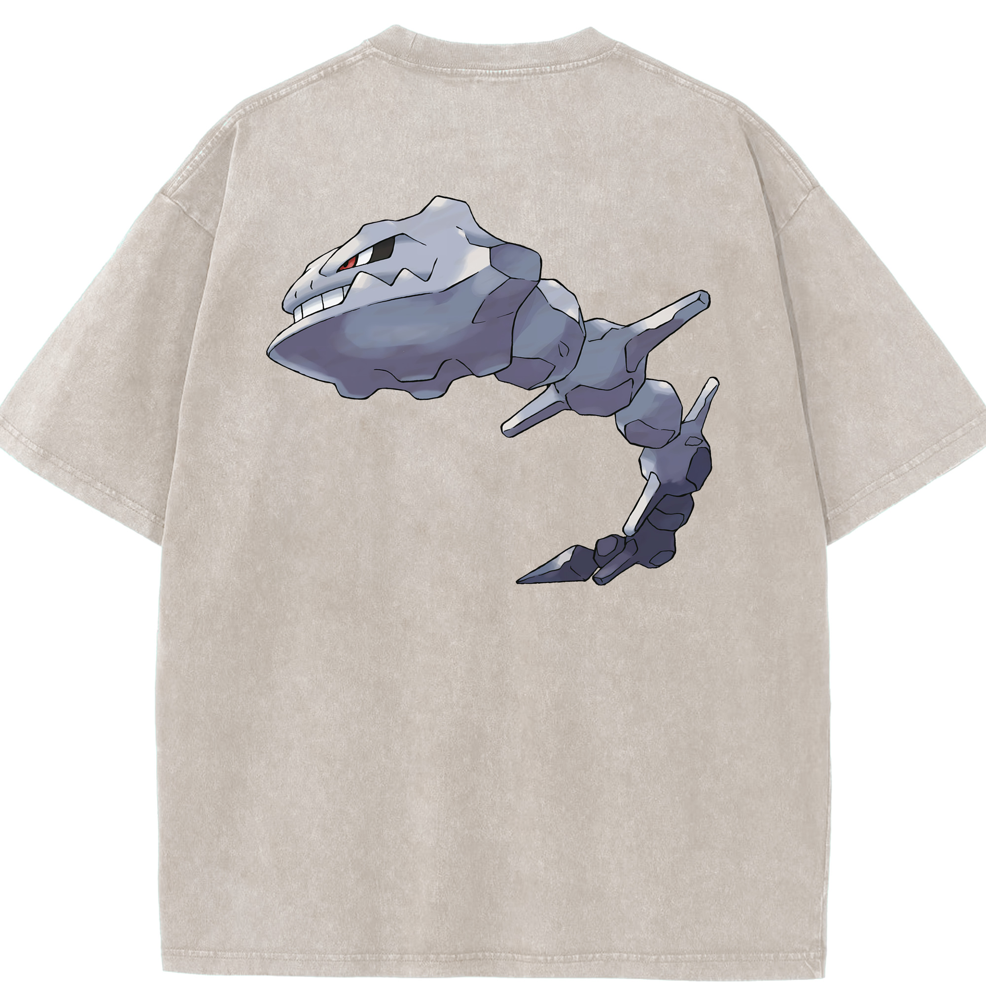 （画像用） ポケットモンスター Pokémon 綿100% ヴィンテージ風 半袖Tシャツ（背面プリント）