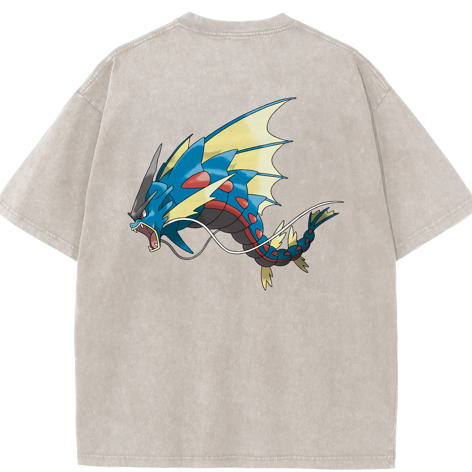 （画像用） ポケットモンスター Pokémon 綿100% ヴィンテージ風 半袖Tシャツ（背面プリント）