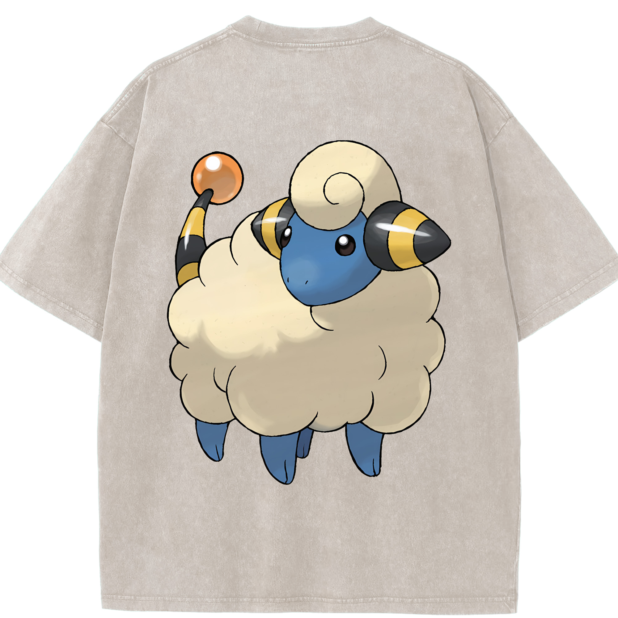 （画像用） ポケットモンスター Pokémon 綿100% ヴィンテージ風 半袖Tシャツ（背面プリント）