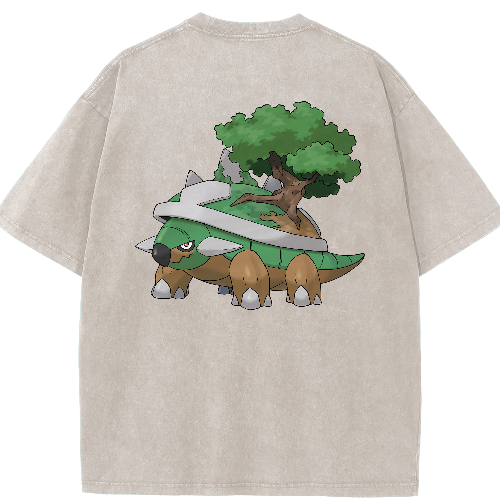 （画像用） ポケットモンスター Pokémon 綿100% ヴィンテージ風 半袖Tシャツ（背面プリント）