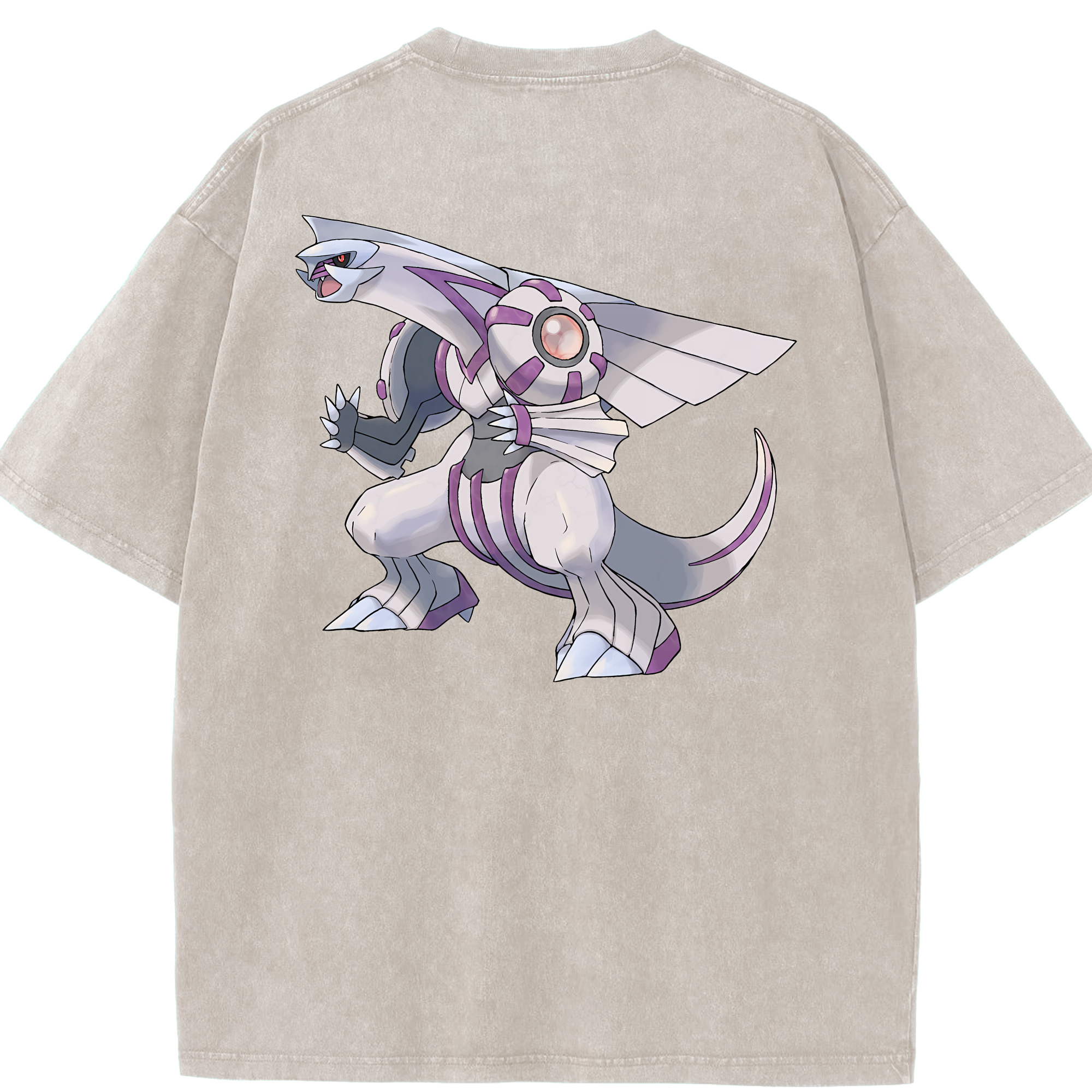 （画像用） ポケットモンスター Pokémon 綿100% ヴィンテージ風 半袖Tシャツ（背面プリント）