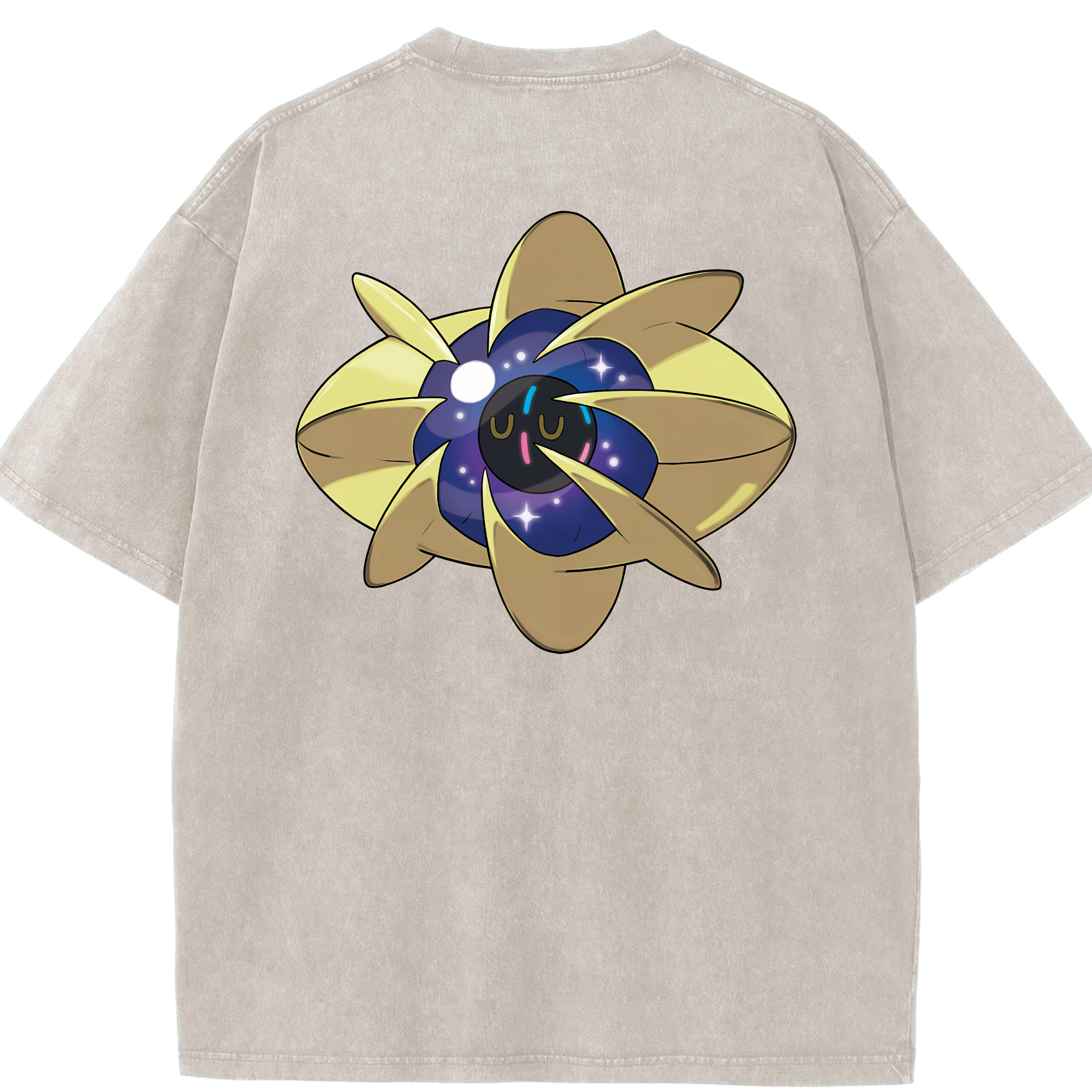 （画像用） ポケットモンスター Pokémon 綿100% ヴィンテージ風 半袖Tシャツ（背面プリント）