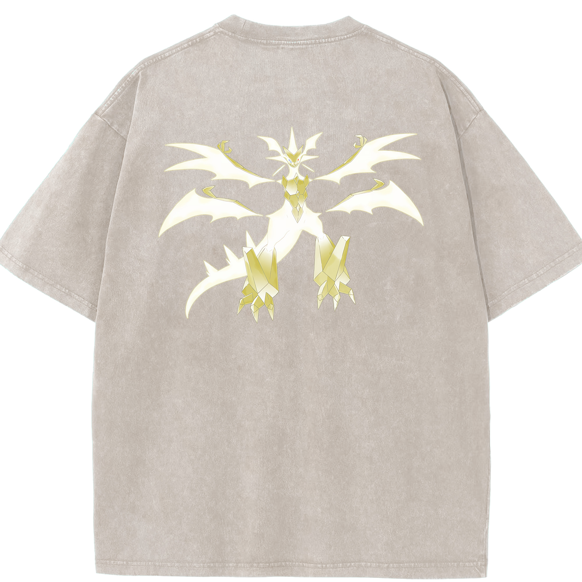 （画像用） ポケットモンスター Pokémon 綿100% ヴィンテージ風 半袖Tシャツ（背面プリント）