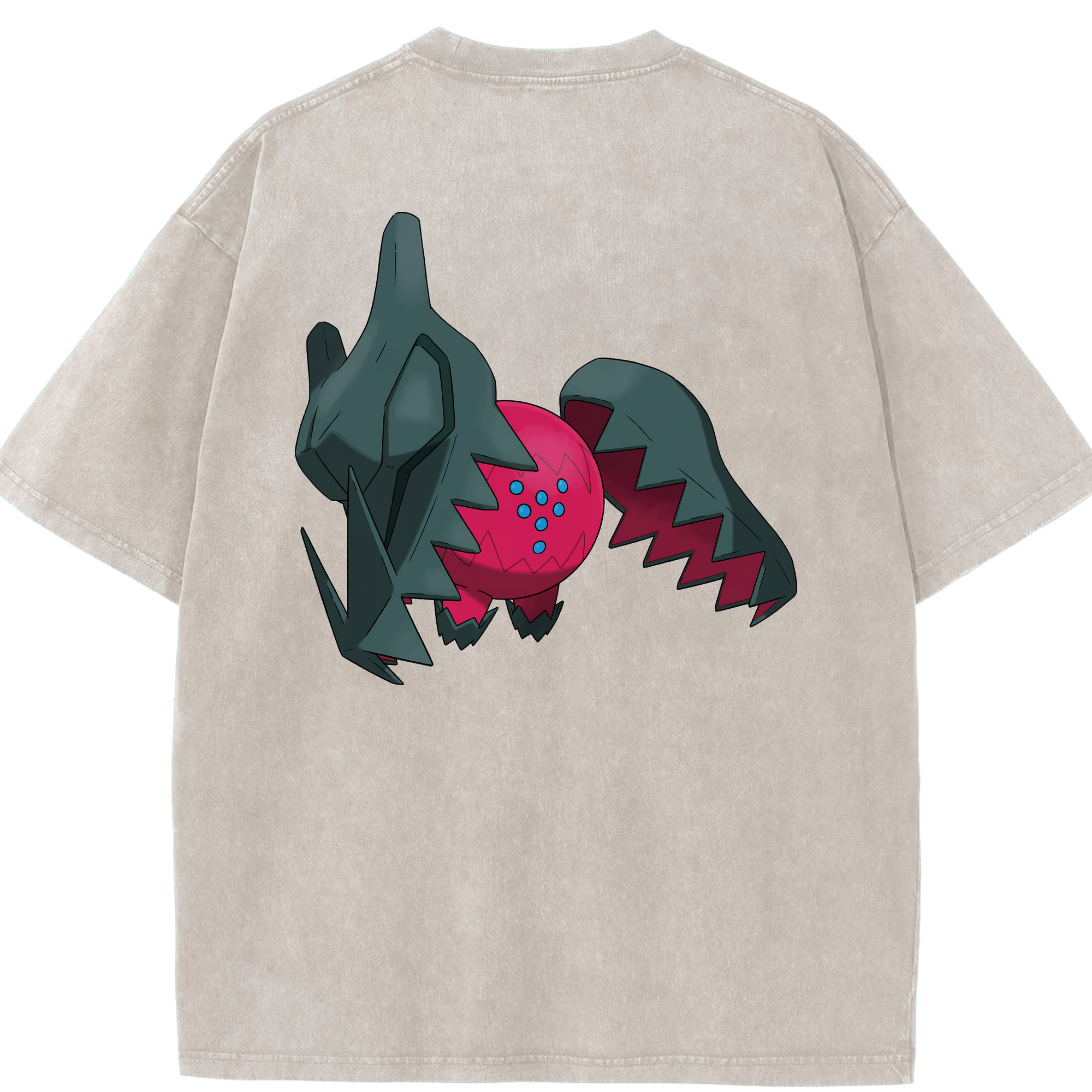 （画像用） ポケットモンスター Pokémon 綿100% ヴィンテージ風 半袖Tシャツ（背面プリント）