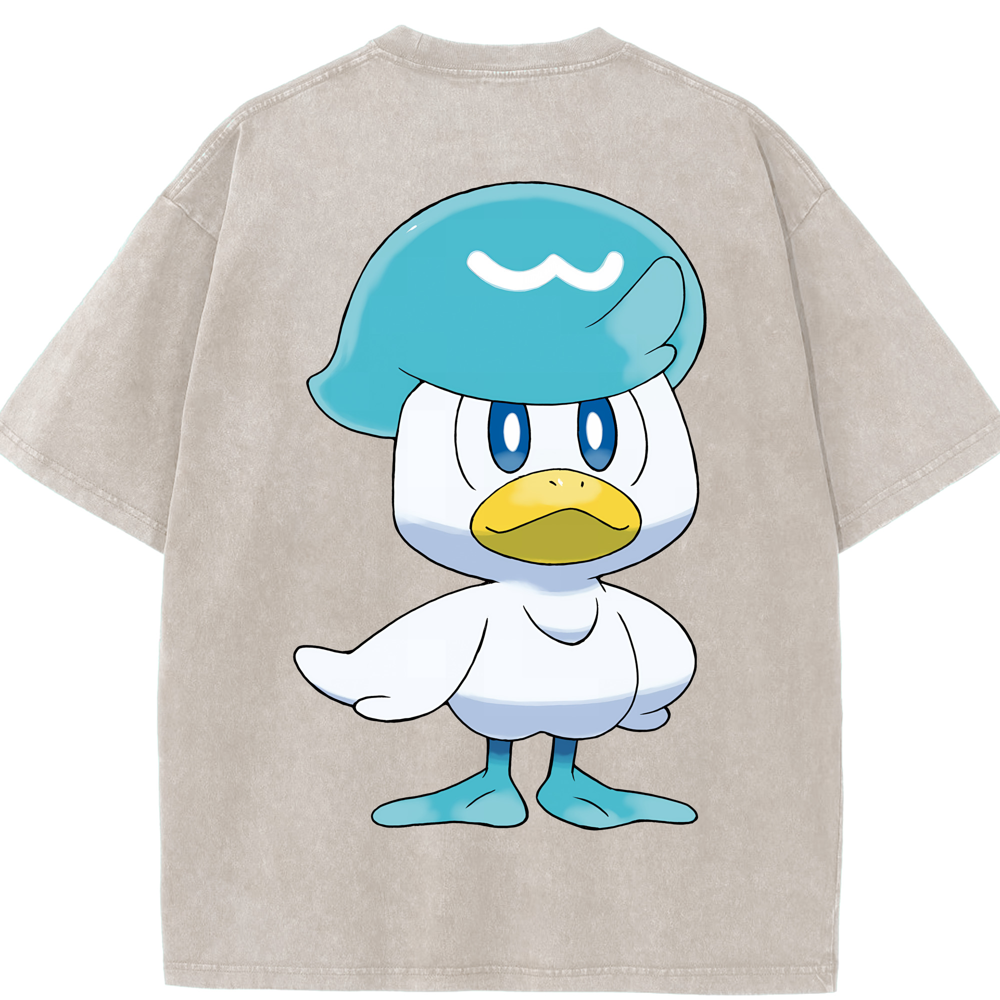 （画像用） ポケットモンスター Pokémon 綿100% ヴィンテージ風 半袖Tシャツ（背面プリント）