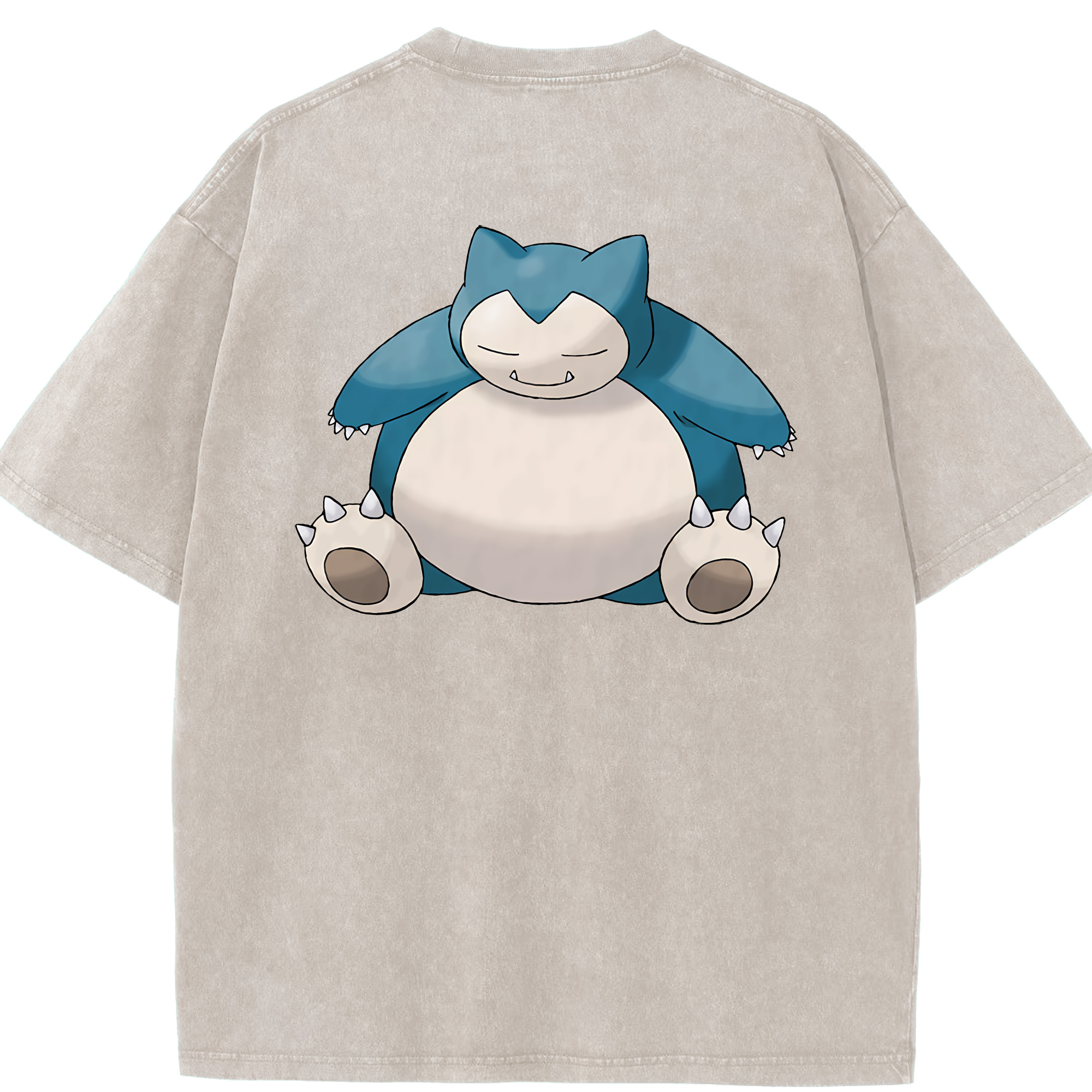 （画像用） ポケットモンスター Pokémon 綿100% ヴィンテージ風 半袖Tシャツ（背面プリント）