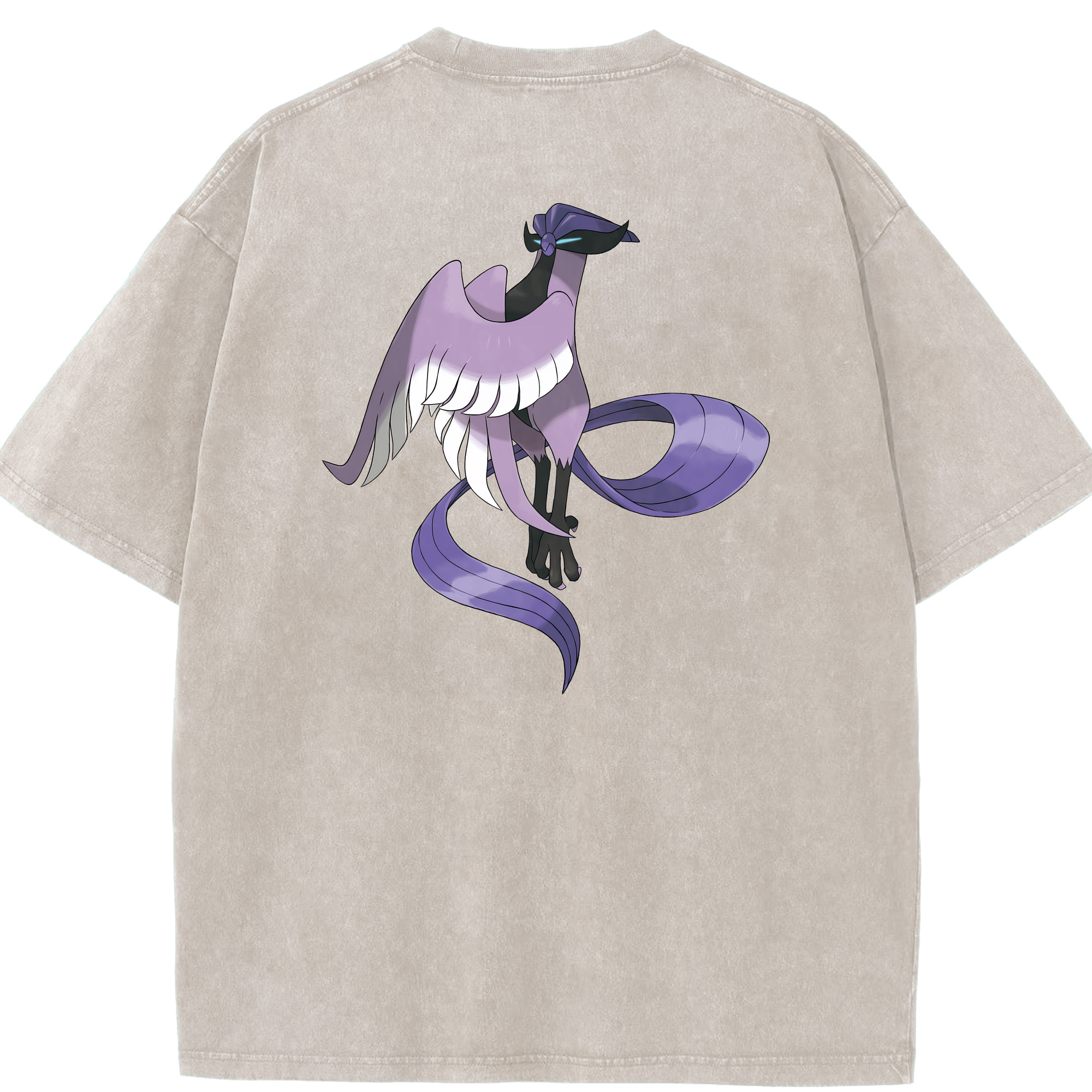 （画像用） ポケットモンスター Pokémon 綿100% ヴィンテージ風 半袖Tシャツ（背面プリント）