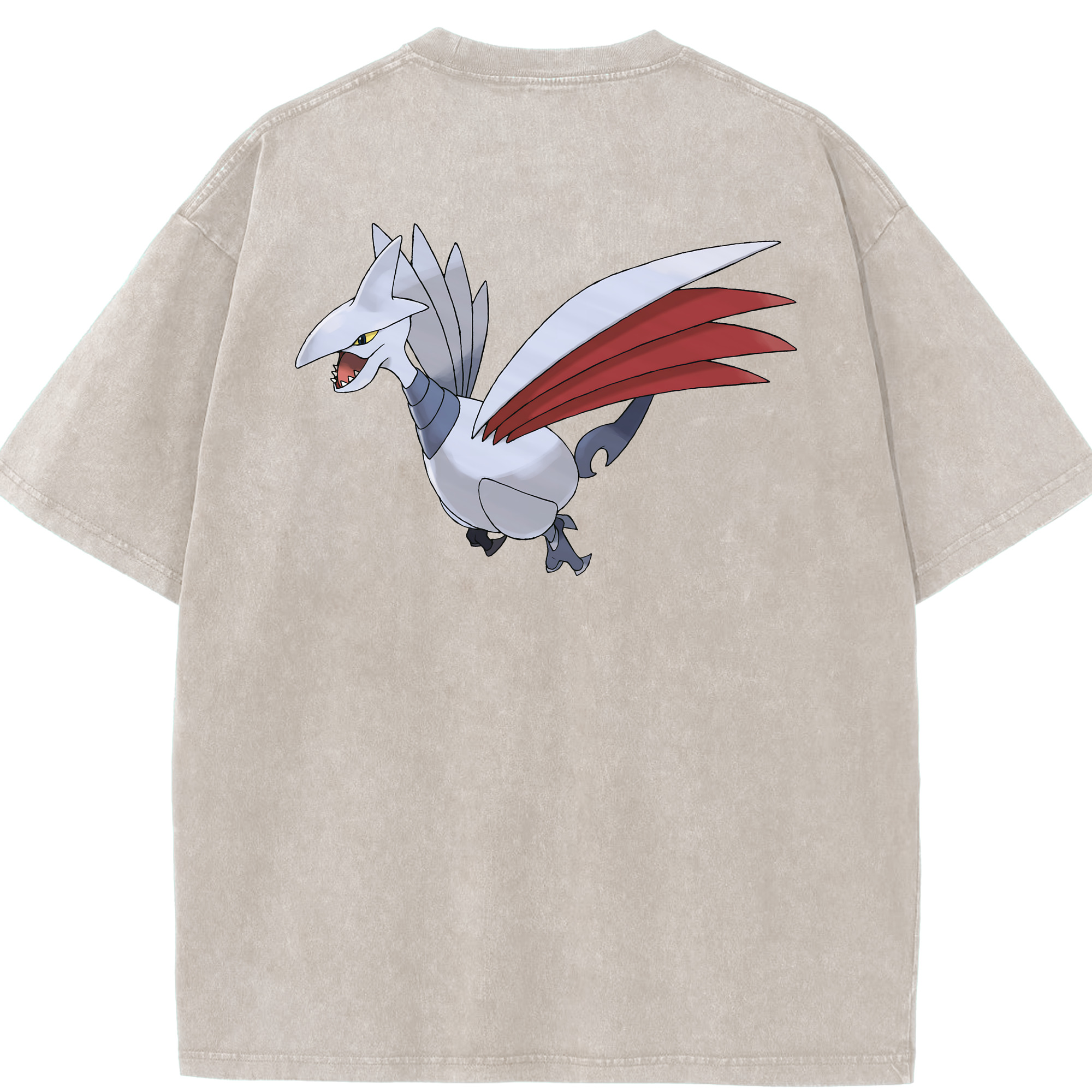 （画像用） ポケットモンスター Pokémon 綿100% ヴィンテージ風 半袖Tシャツ（背面プリント）