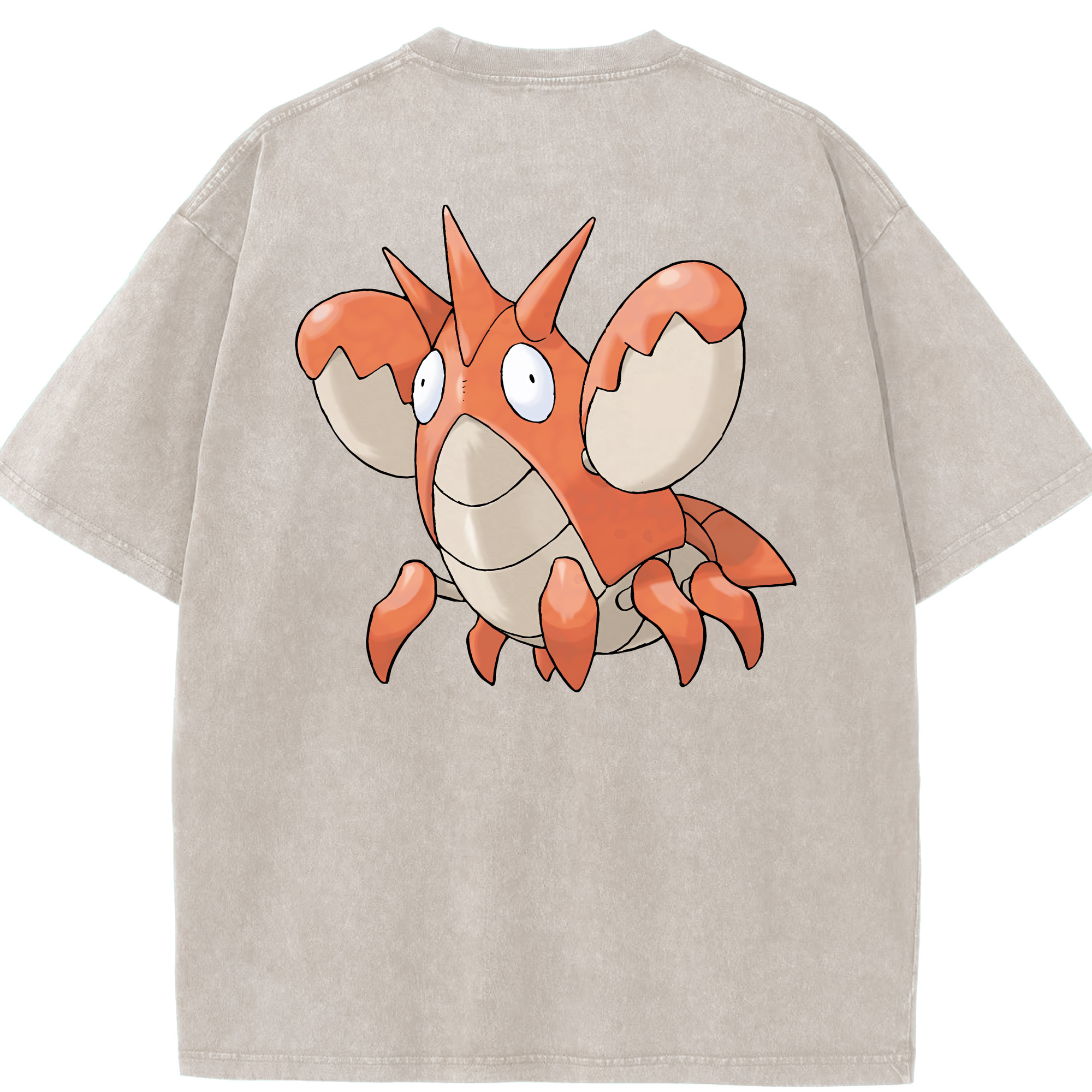 （画像用） ポケットモンスター Pokémon 綿100% ヴィンテージ風 半袖Tシャツ（背面プリント）