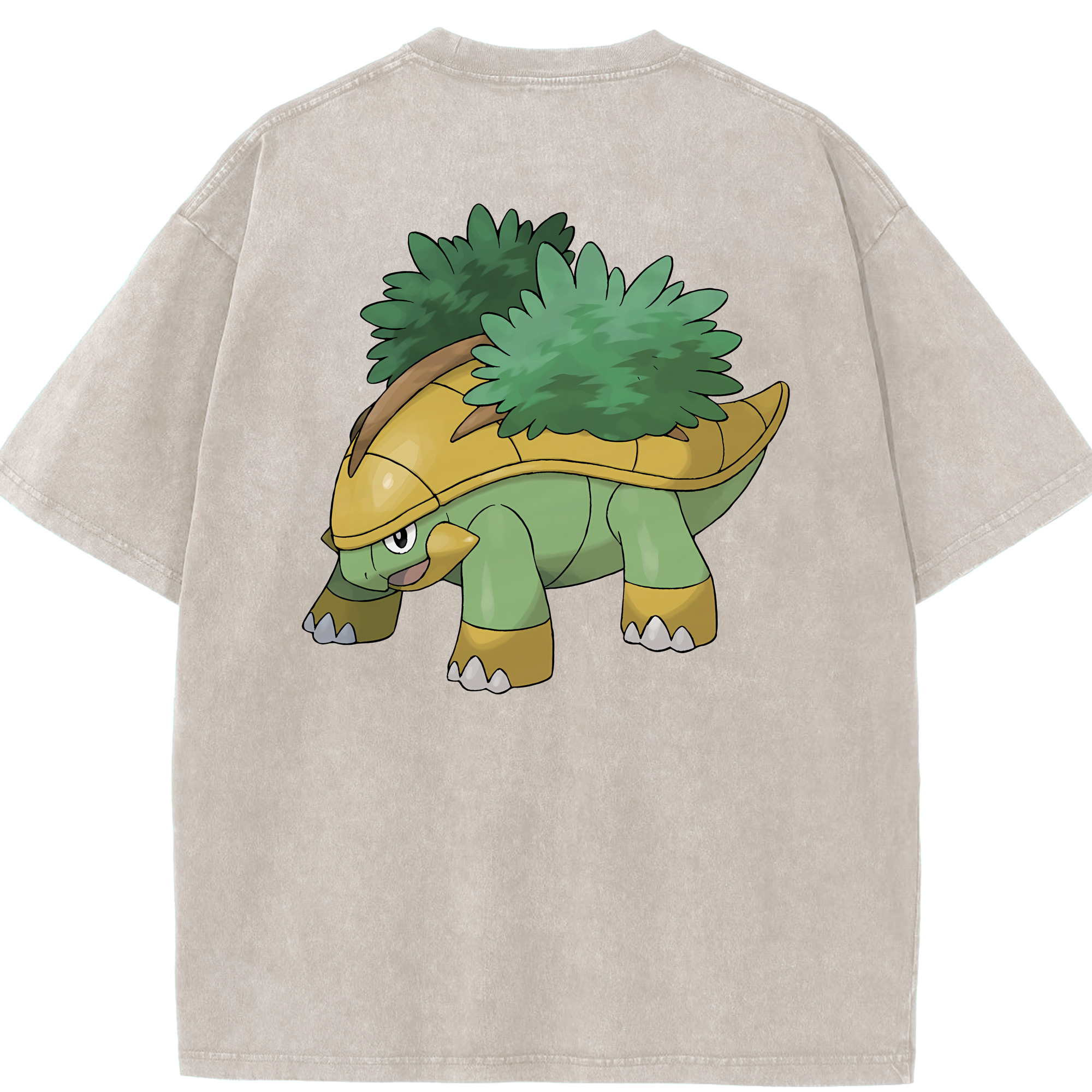 （画像用） ポケットモンスター Pokémon 綿100% ヴィンテージ風 半袖Tシャツ（背面プリント）