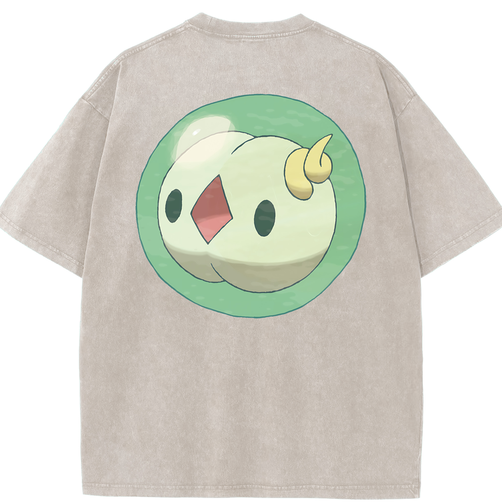 （画像用） ポケットモンスター Pokémon 綿100% ヴィンテージ風 半袖Tシャツ（背面プリント）