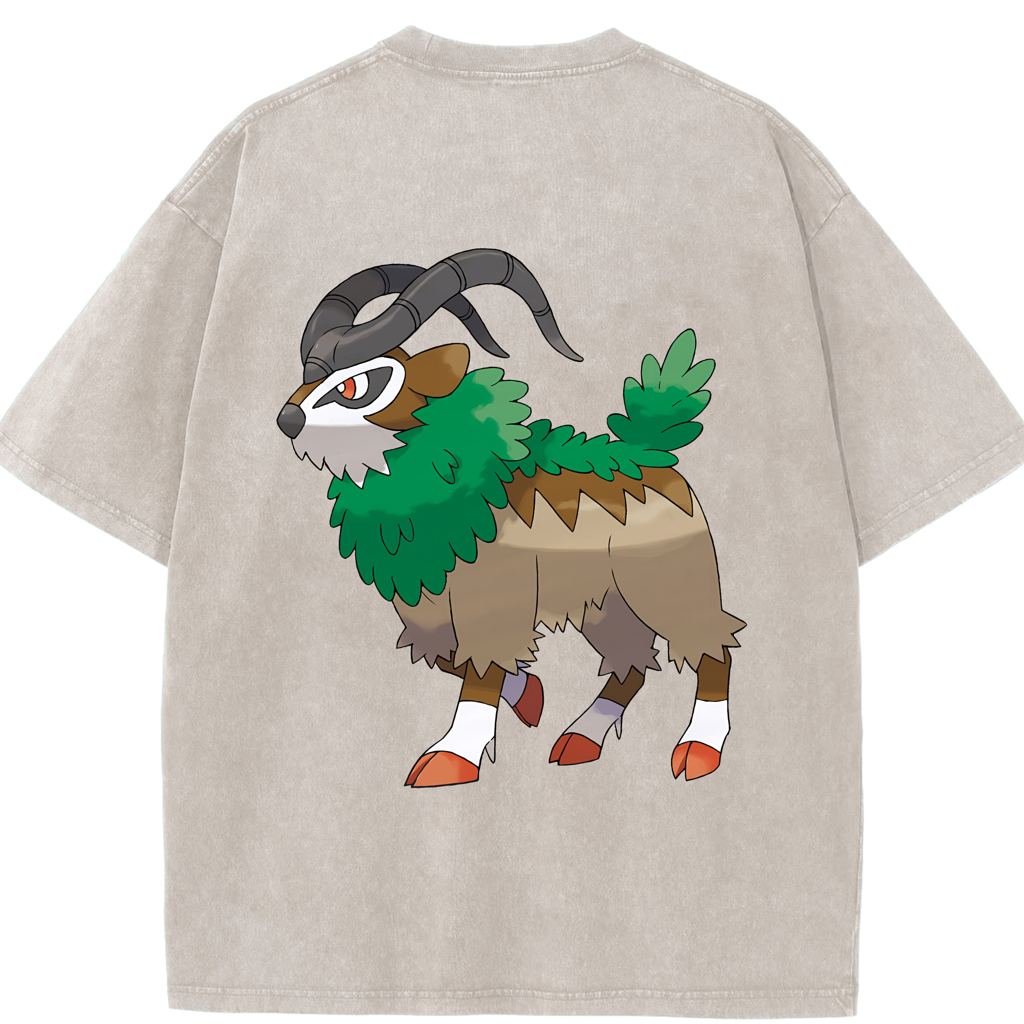 （画像用） ポケットモンスター Pokémon 綿100% ヴィンテージ風 半袖Tシャツ（背面プリント）