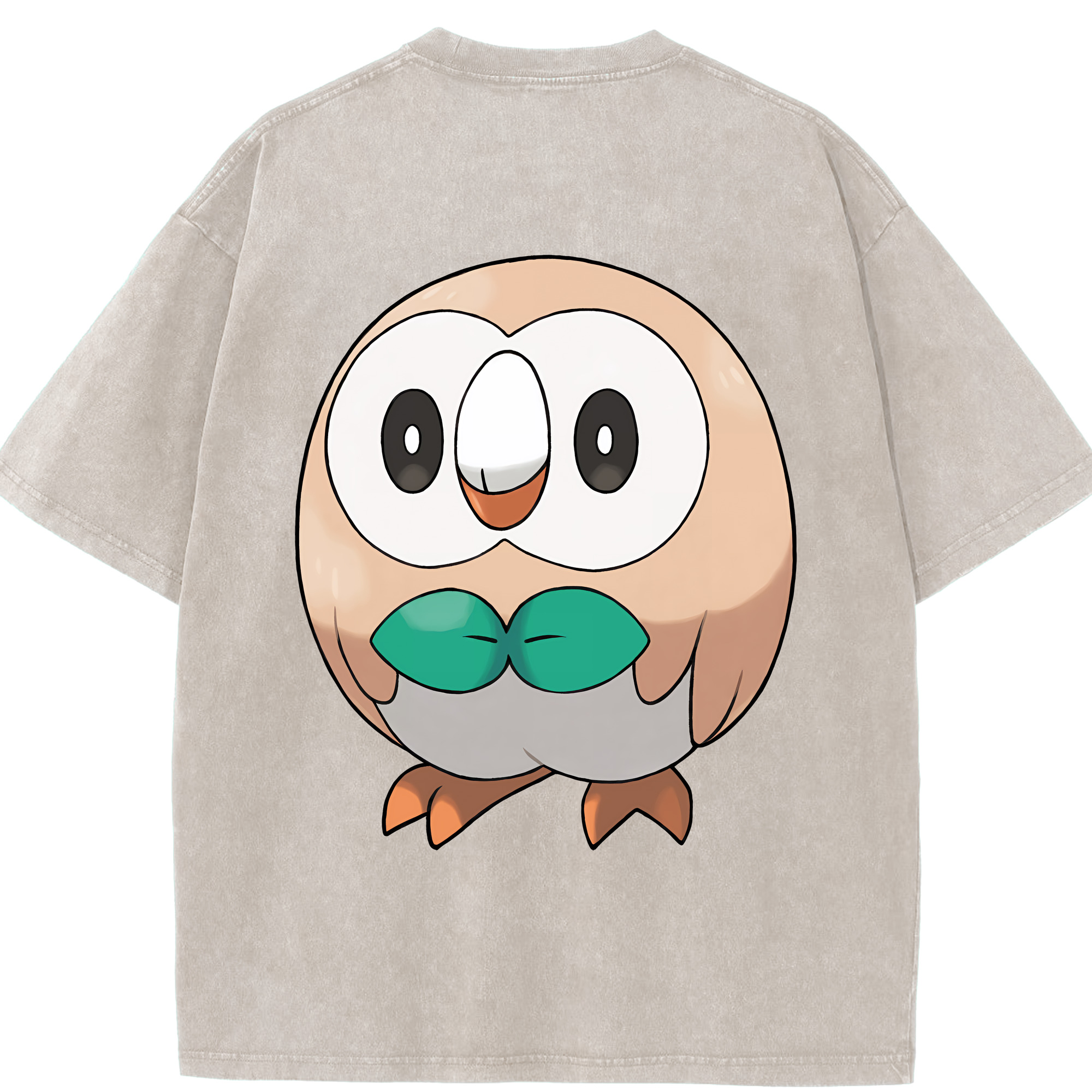 （画像用） ポケットモンスター Pokémon 綿100% ヴィンテージ風 半袖Tシャツ（背面プリント）