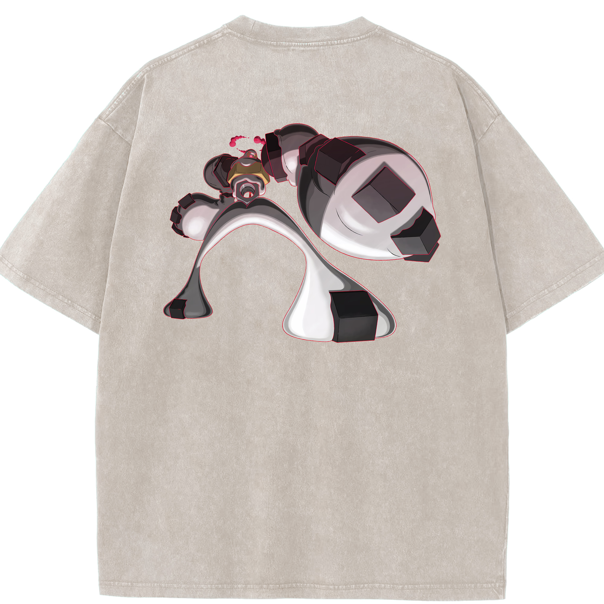 （画像用） ポケットモンスター Pokémon 綿100% ヴィンテージ風 半袖Tシャツ（背面プリント）