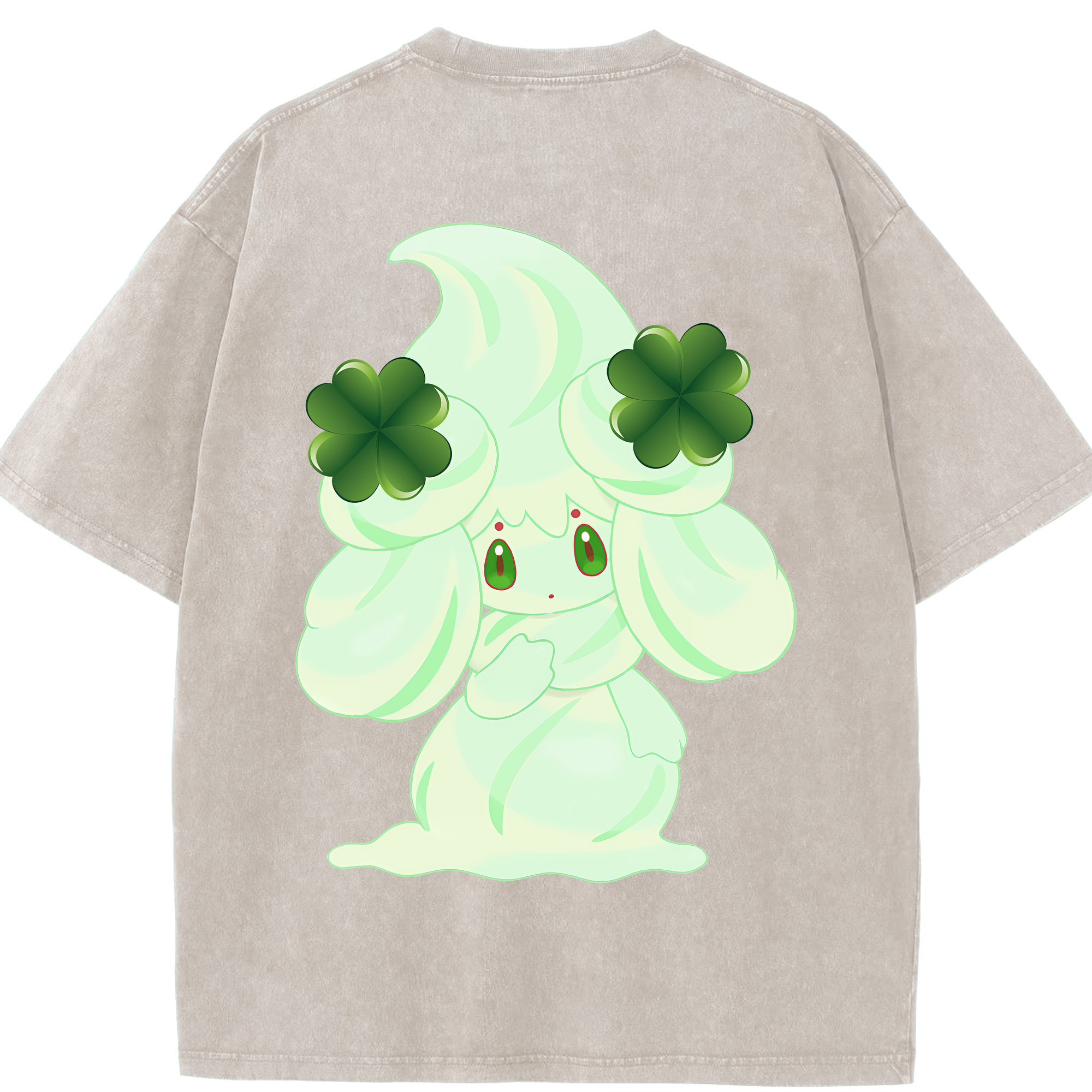 （画像用） ポケットモンスター Pokémon 綿100% ヴィンテージ風 半袖Tシャツ（背面プリント）