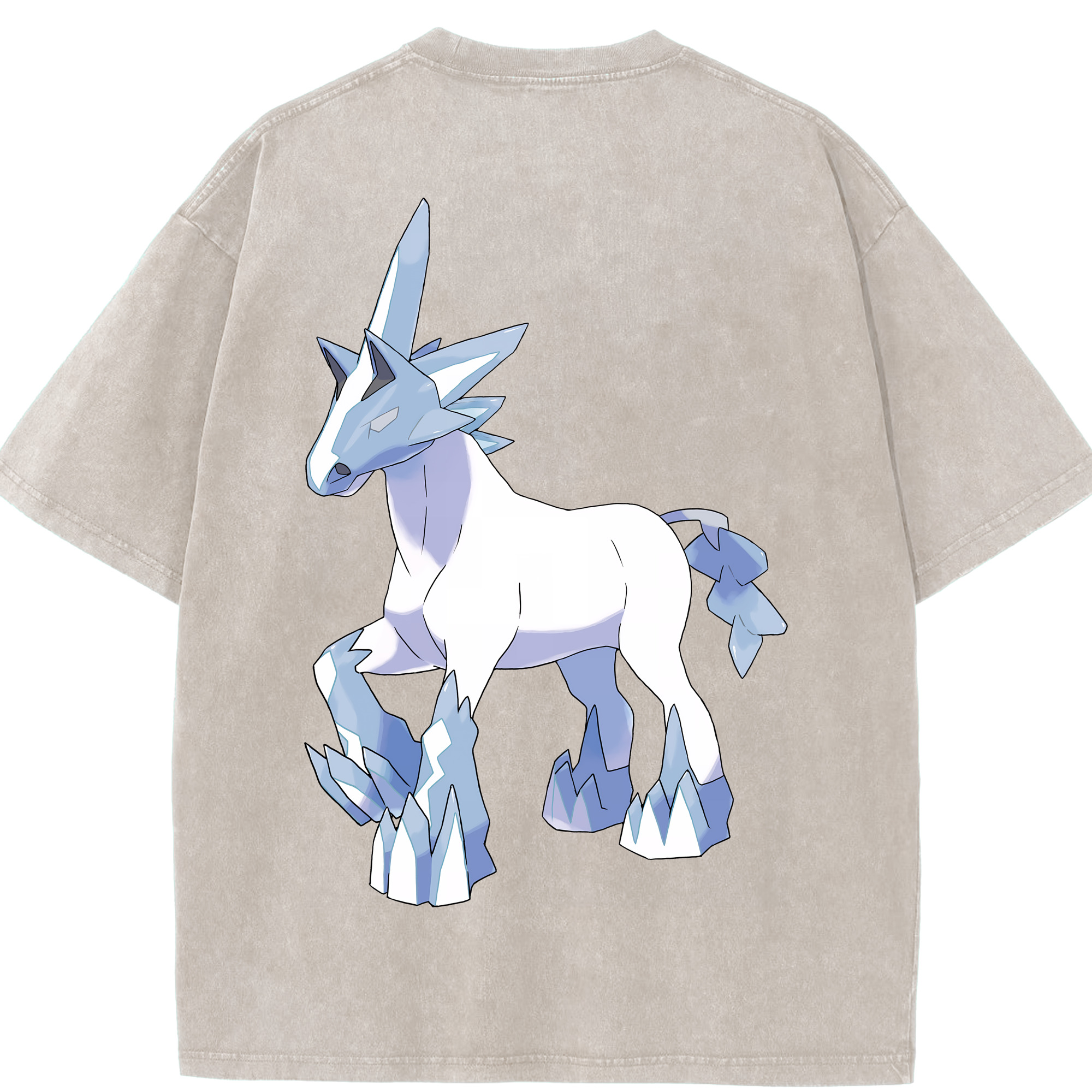 （画像用） ポケットモンスター Pokémon 綿100% ヴィンテージ風 半袖Tシャツ（背面プリント）