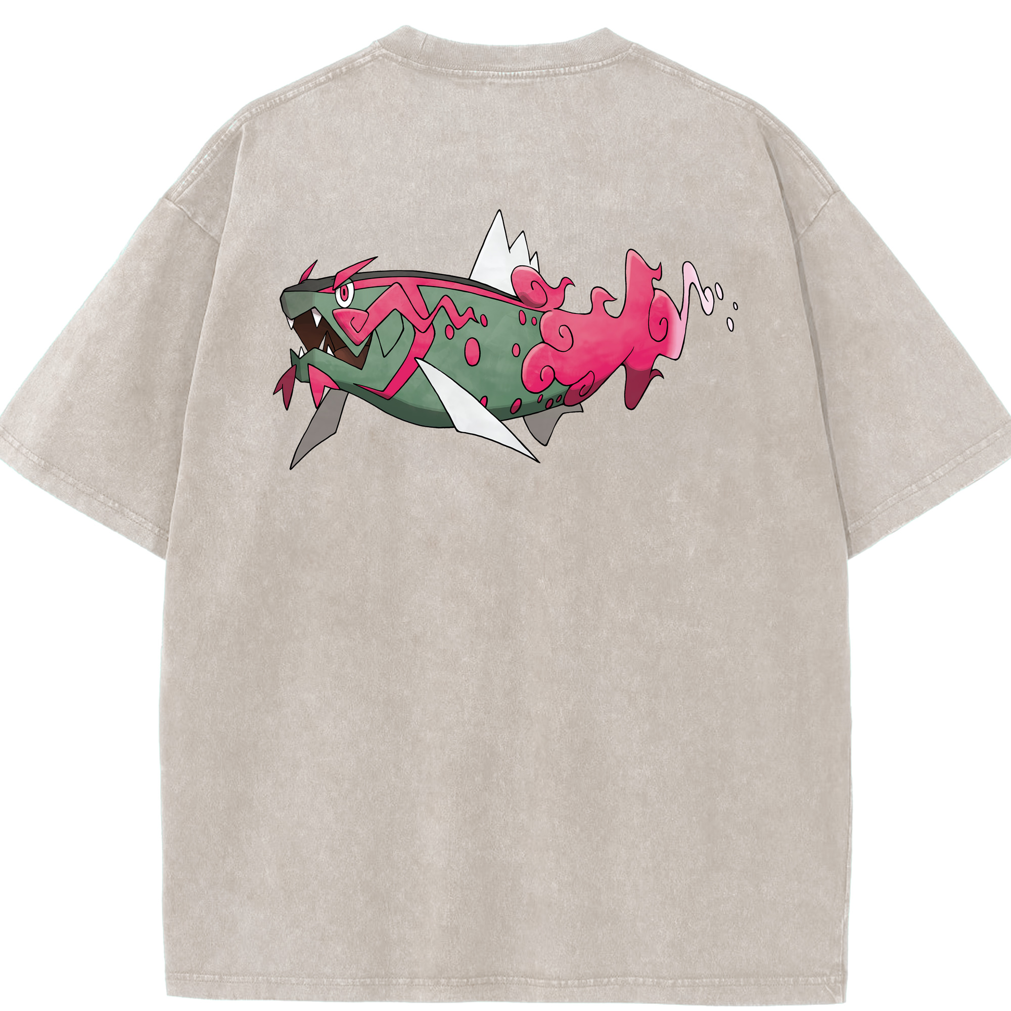 （画像用） ポケットモンスター Pokémon 綿100% ヴィンテージ風 半袖Tシャツ（背面プリント）