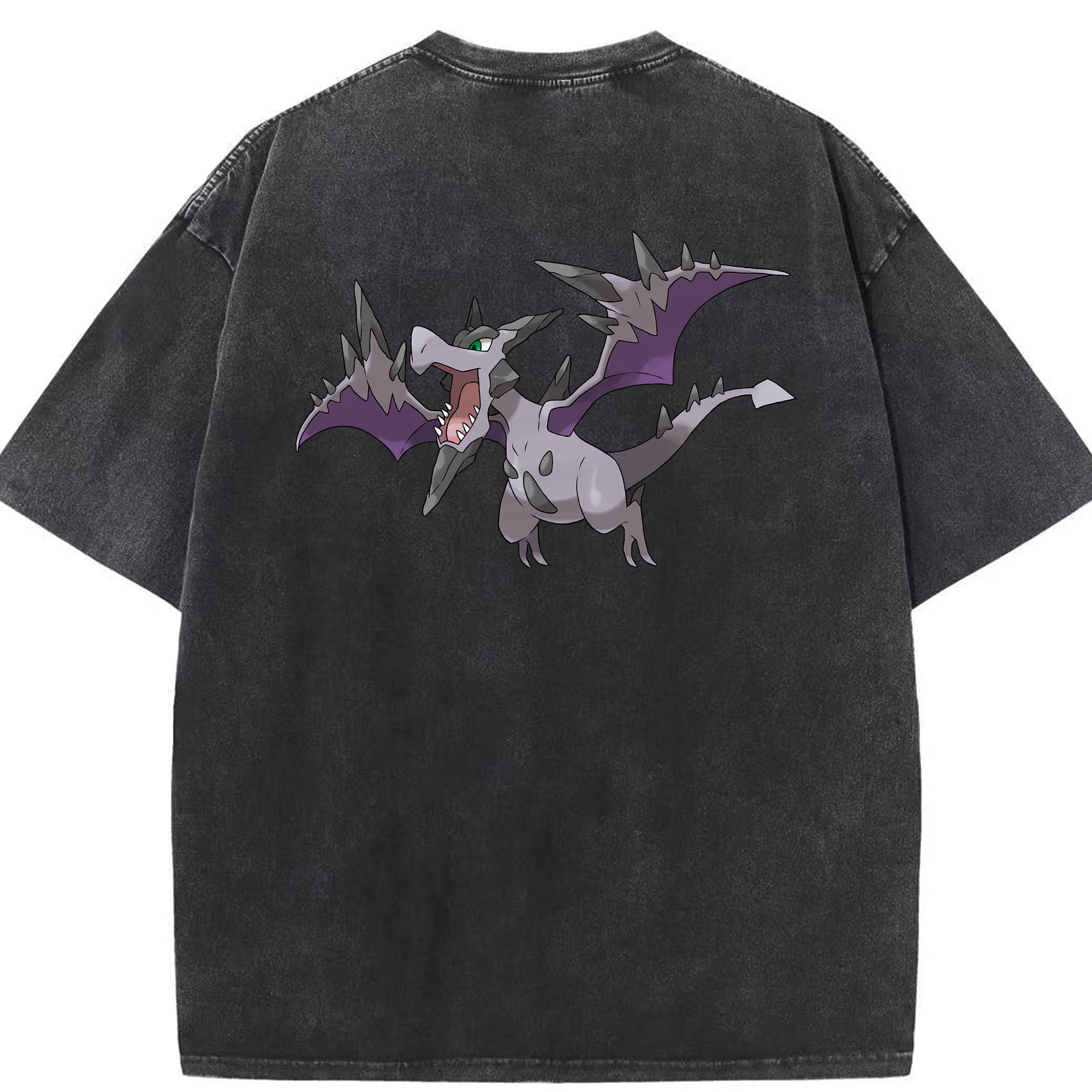 （画像用） ポケットモンスター Pokémon 綿100% ヴィンテージ風 半袖Tシャツ（背面プリント）