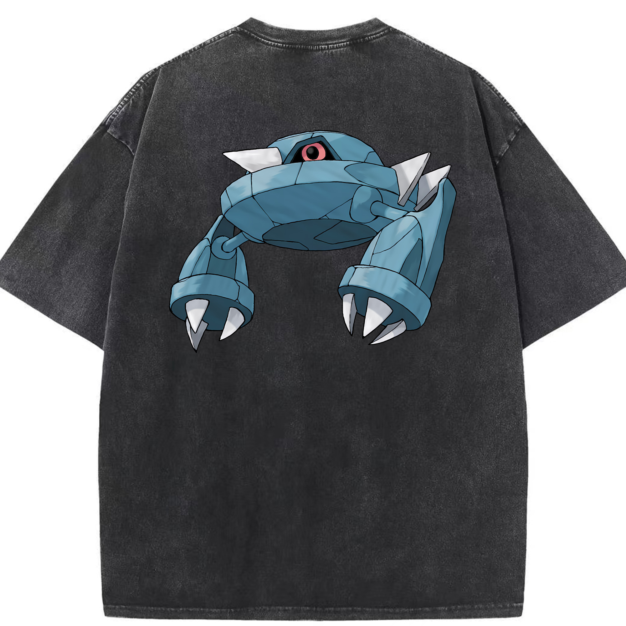 （画像用） ポケットモンスター Pokémon 綿100% ヴィンテージ風 半袖Tシャツ（背面プリント）