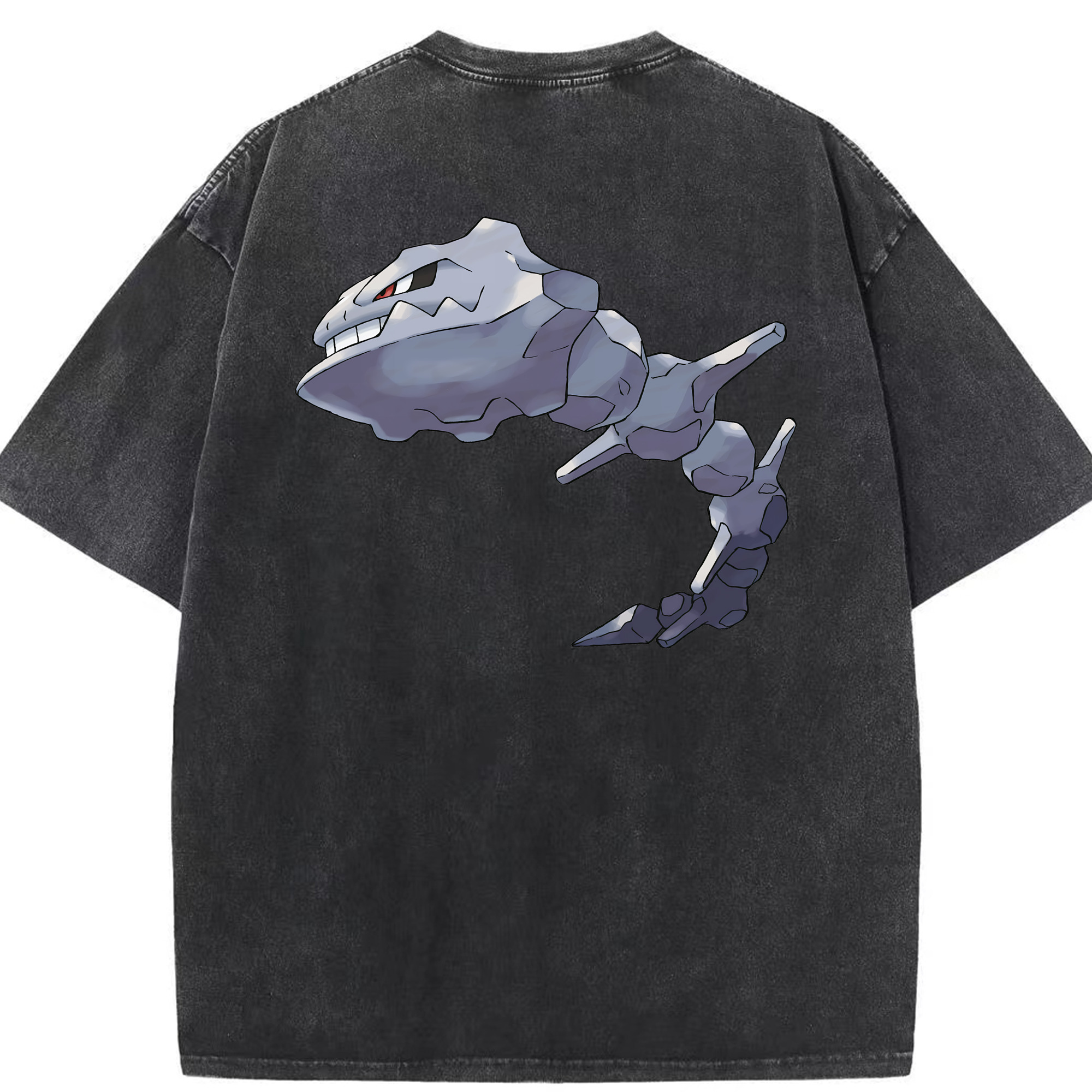 （画像用） ポケットモンスター Pokémon 綿100% ヴィンテージ風 半袖Tシャツ（背面プリント）