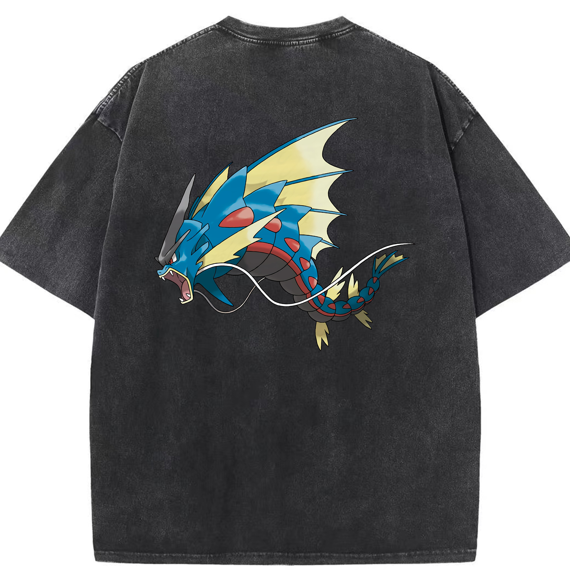 （画像用） ポケットモンスター Pokémon 綿100% ヴィンテージ風 半袖Tシャツ（背面プリント）