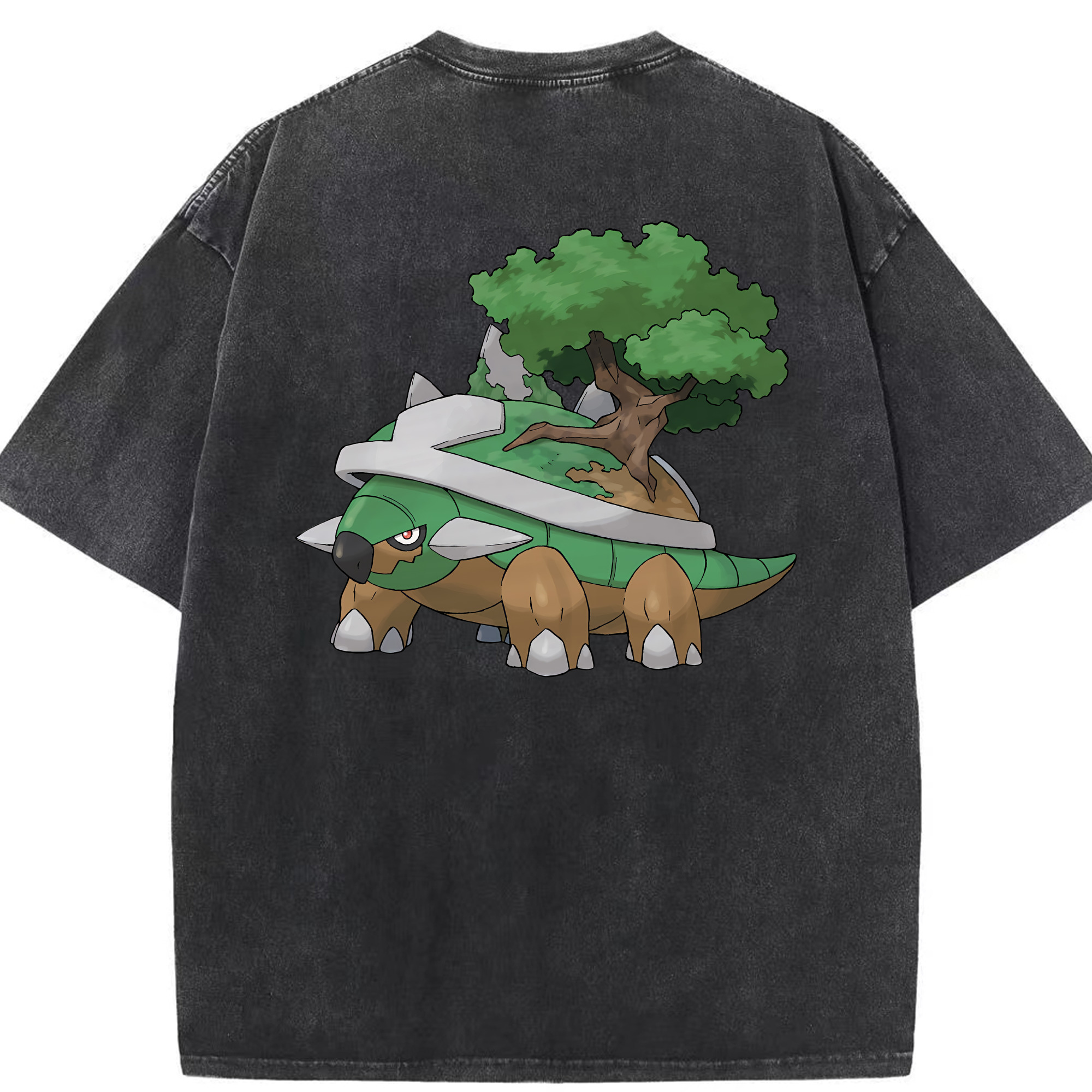 （画像用） ポケットモンスター Pokémon 綿100% ヴィンテージ風 半袖Tシャツ（背面プリント）